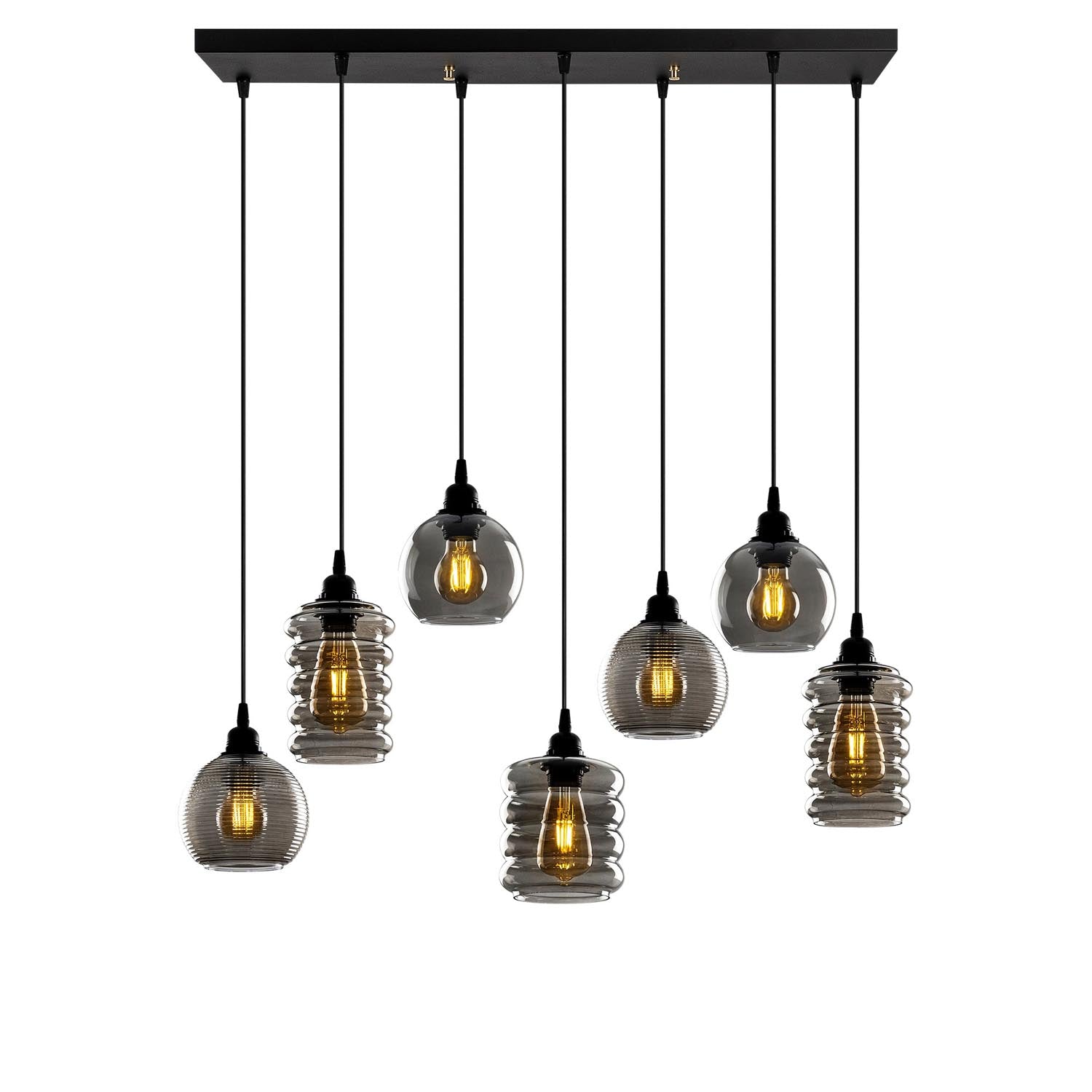 Smoked - 071 in Rauch präsentiert im Onlineshop von KAQTU Design AG. Pendelleuchte ist von Opviq