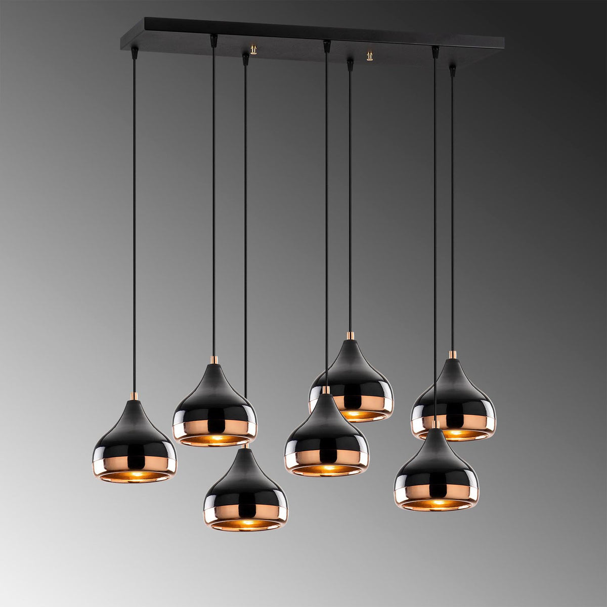 Yıldo Pendellampe - Schwarz in Schwarz präsentiert im Onlineshop von KAQTU Design AG. Pendelleuchte ist von Opviq
