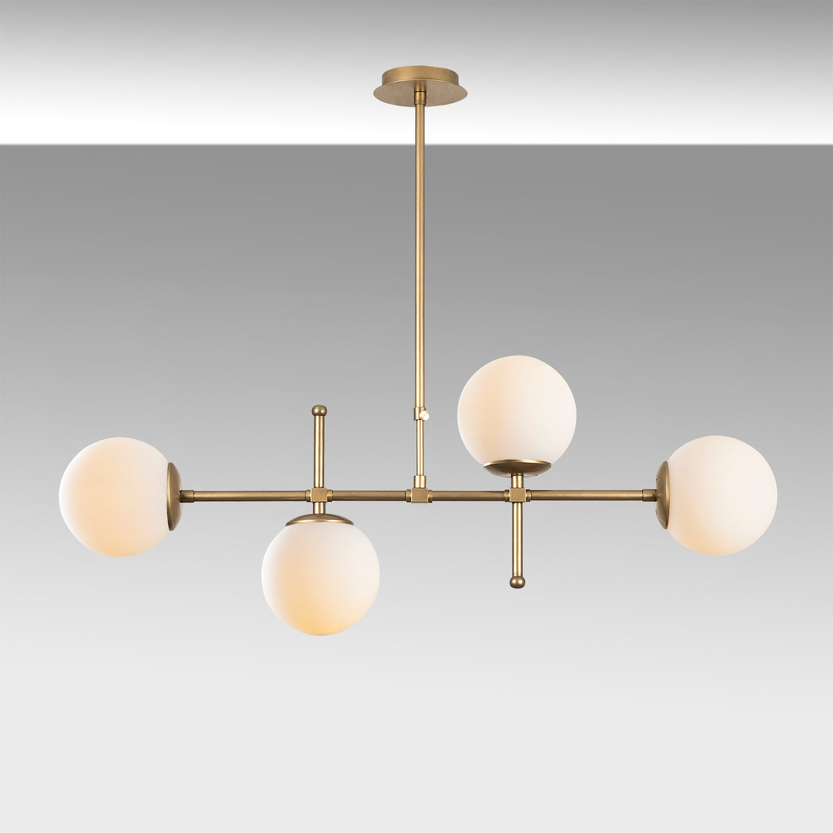 Mudoni Pendellampe - Gold in Gold präsentiert im Onlineshop von KAQTU Design AG. Pendelleuchte ist von Opviq