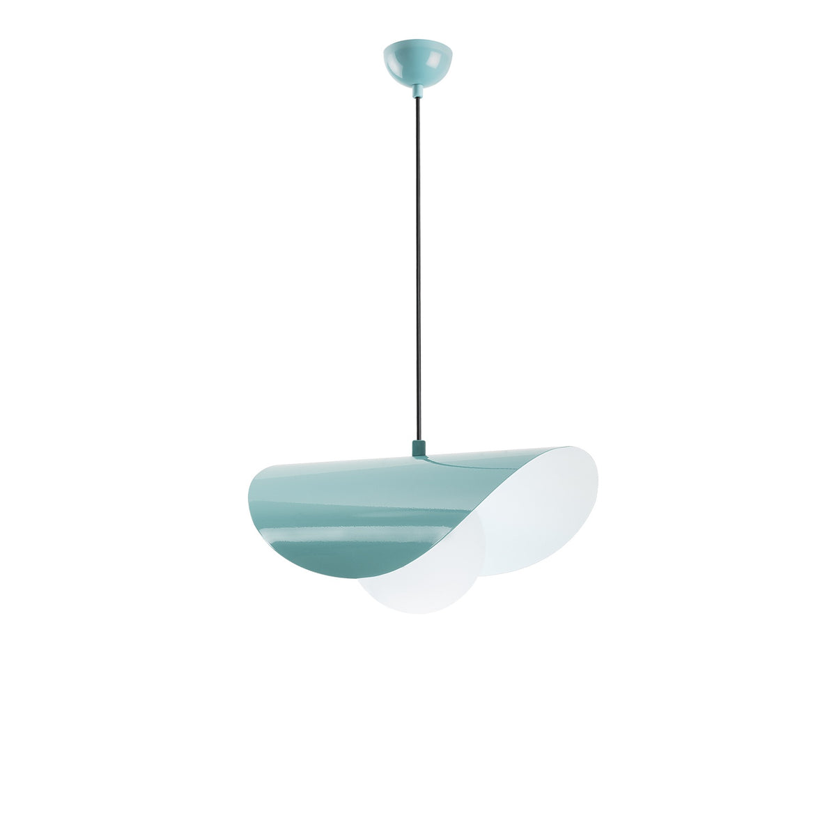 Vatoz Pendellampe - Türkis in Türkis präsentiert im Onlineshop von KAQTU Design AG. Pendelleuchte ist von Opviq