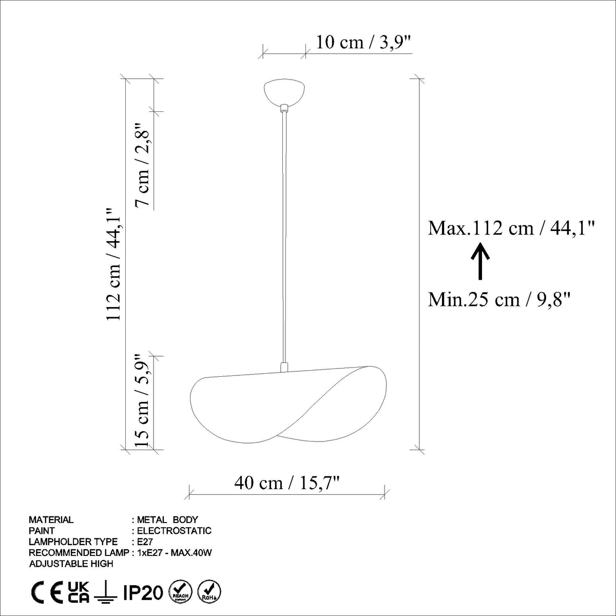 Vatoz Pendellampe - Türkis in Türkis präsentiert im Onlineshop von KAQTU Design AG. Pendelleuchte ist von Opviq