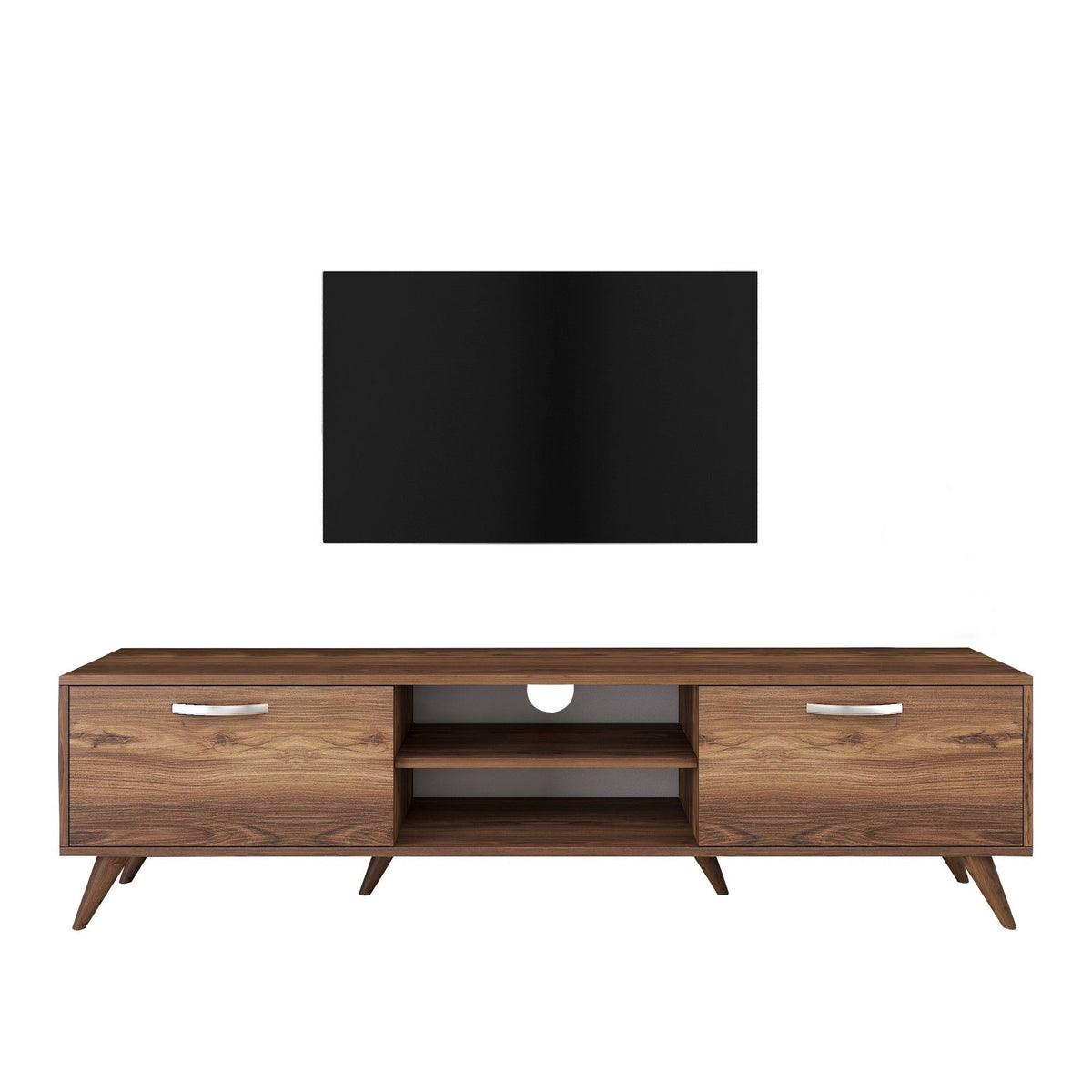 A9 Sideboard - Walnuss in Walnuss präsentiert im Onlineshop von KAQTU Design AG. Sideboard ist von Hanah Home