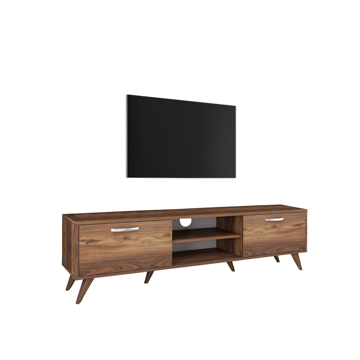 A9 Sideboard - Walnuss in Walnuss präsentiert im Onlineshop von KAQTU Design AG. Sideboard ist von Hanah Home