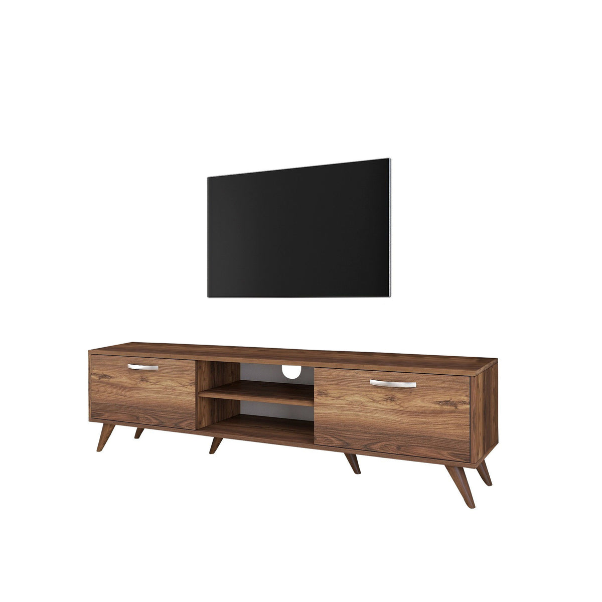 A9 Sideboard - Walnuss in Walnuss präsentiert im Onlineshop von KAQTU Design AG. Sideboard ist von Hanah Home
