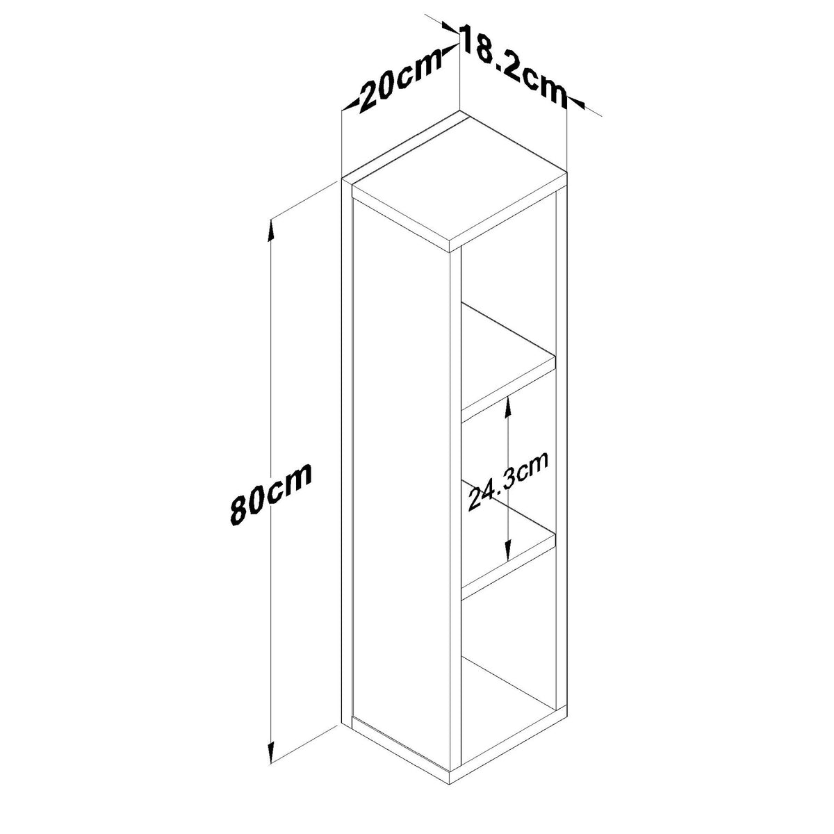 Kleiner Beistelltisch in Travertin-Optik von Hanah Home, rechteckige Form, Oberfläche aus melaminbeschichteter Spanplatte, schlichtes Design.