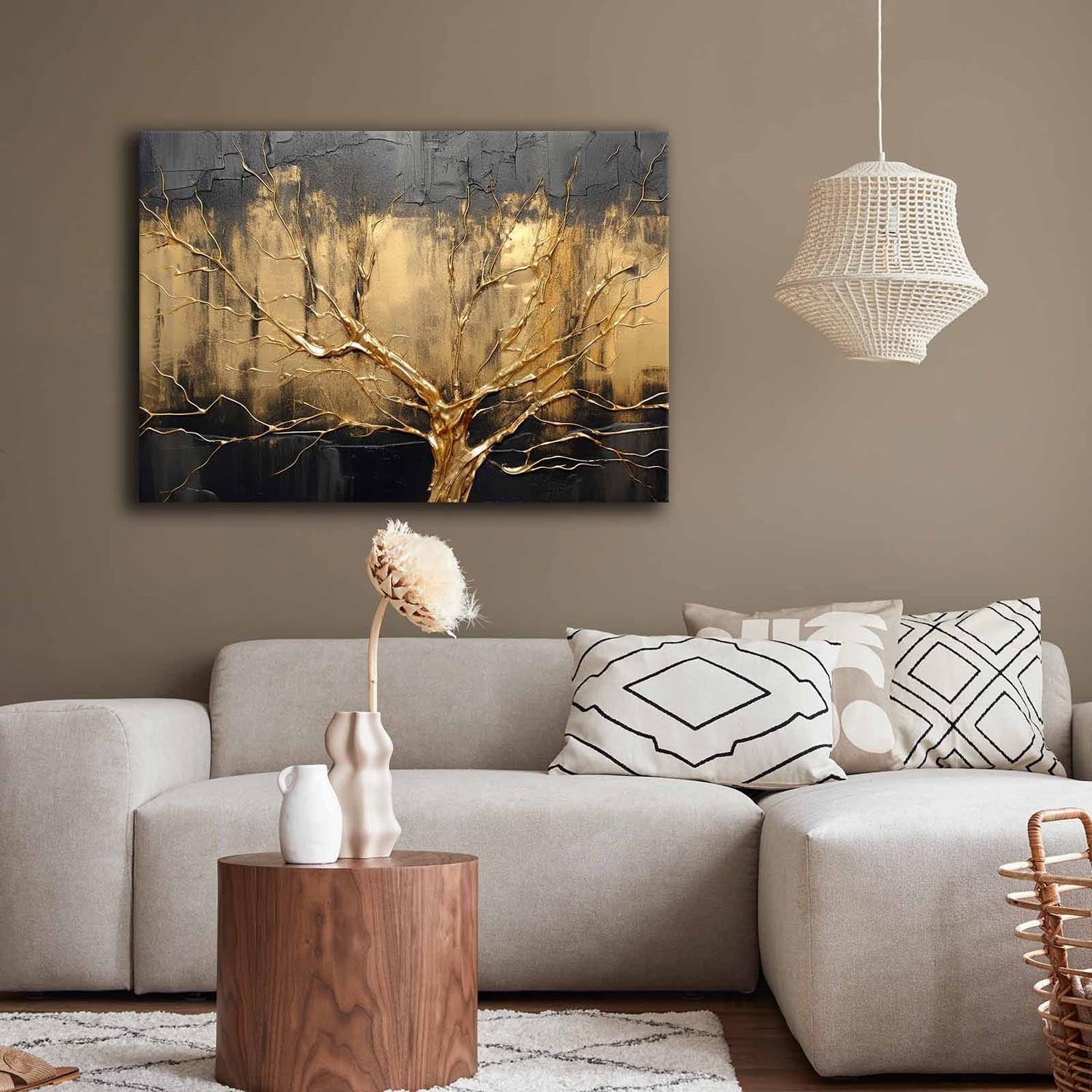 Verleihen Sie Ihrem Zuhause mit dem Leinwandbild 70100GSC von Wallity einen Hauch von Stil. Dieses Kunstwerk begeistert durch seine Farben und Qualität.