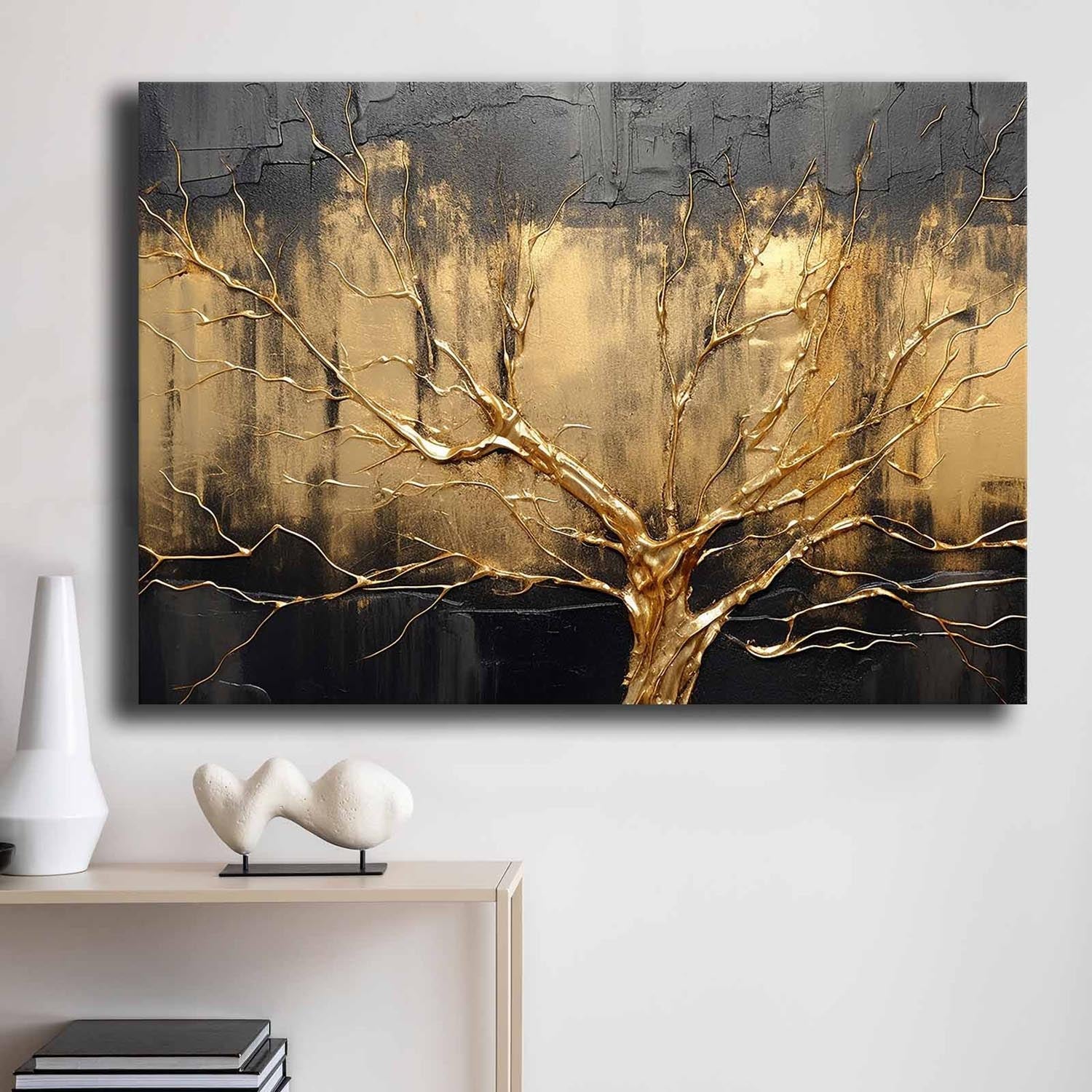 Gestalten Sie Ihr Zuhause neu mit dem Leinwandbild 70100GSC von Wallity. Dieses beeindruckende Kunstwerk bringt Eleganz und Farbe in jeden Raum.