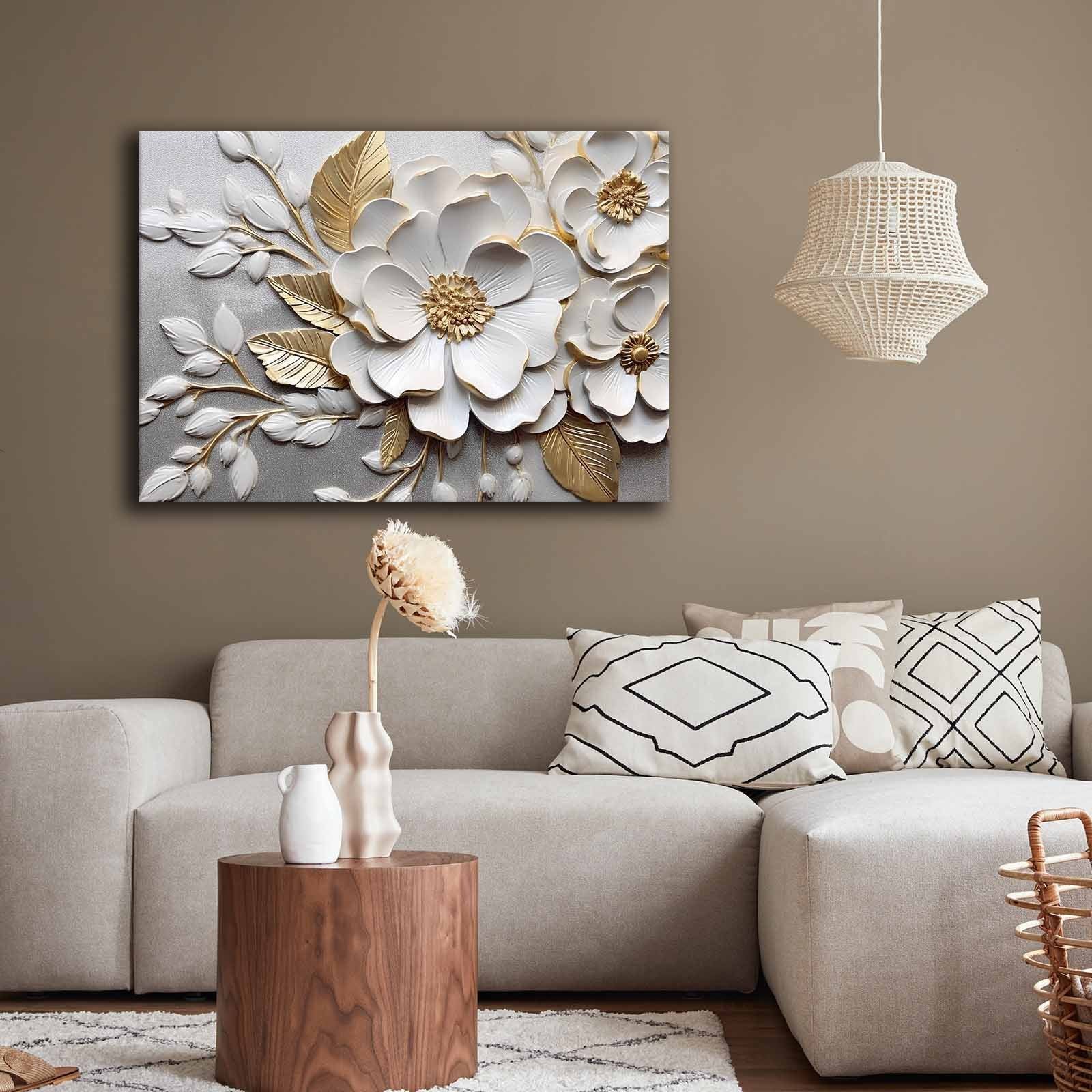 Verleihen Sie Ihrem Zuhause mit dem Leinwandbild 70100GSC von Wallity einen Hauch von Luxus. Dieses mehrfarbige Kunstwerk verwandelt jeden Raum in eine stilvolle Oase.