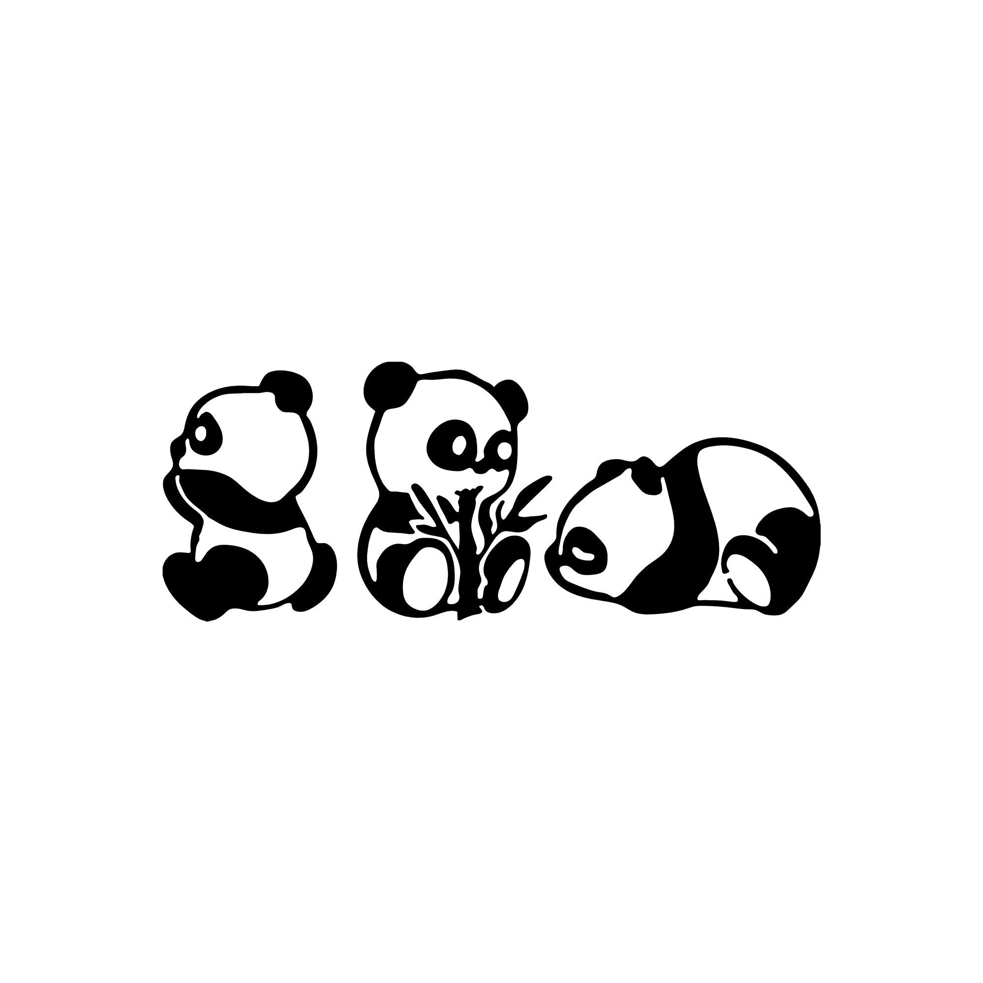 Entdecken Sie die stilvolle Pandas Wanddeko von Wallity in Schwarz – ein elegantes Metall-Accessoire, das jeden Raum aufwertet und für bleibenden Eindruck sorgt.