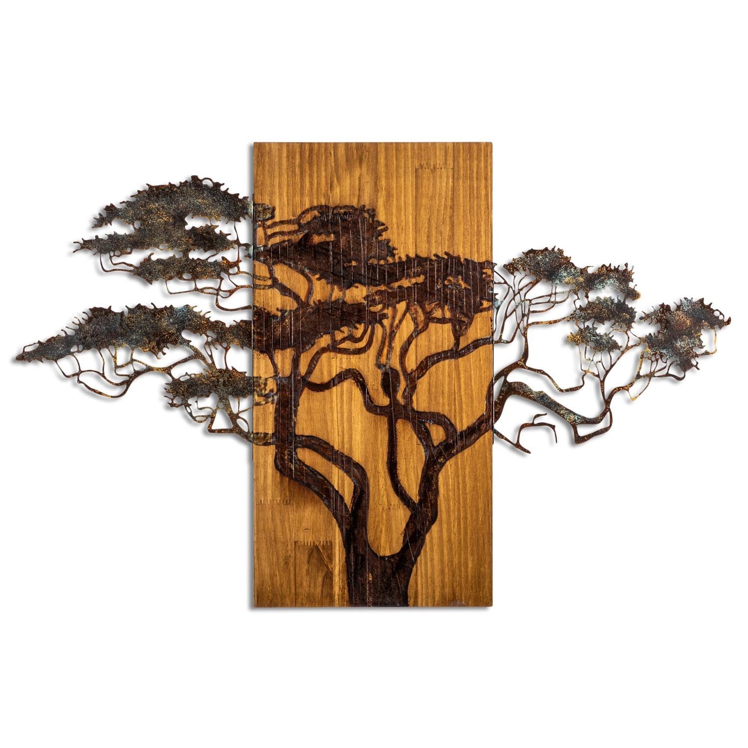 Verleihen Sie Ihrem Zuhause mit der Acacia Tree Wanddeko von Wallity einen Hauch von Eleganz und natürlichem Charme – ein handgefertigtes Meisterwerk!