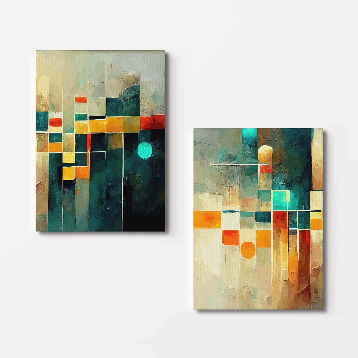 2KNV4318 - 50 x 70 in Mehrfarbig präsentiert im Onlineshop von KAQTU Design AG. Bild ist von Wallity