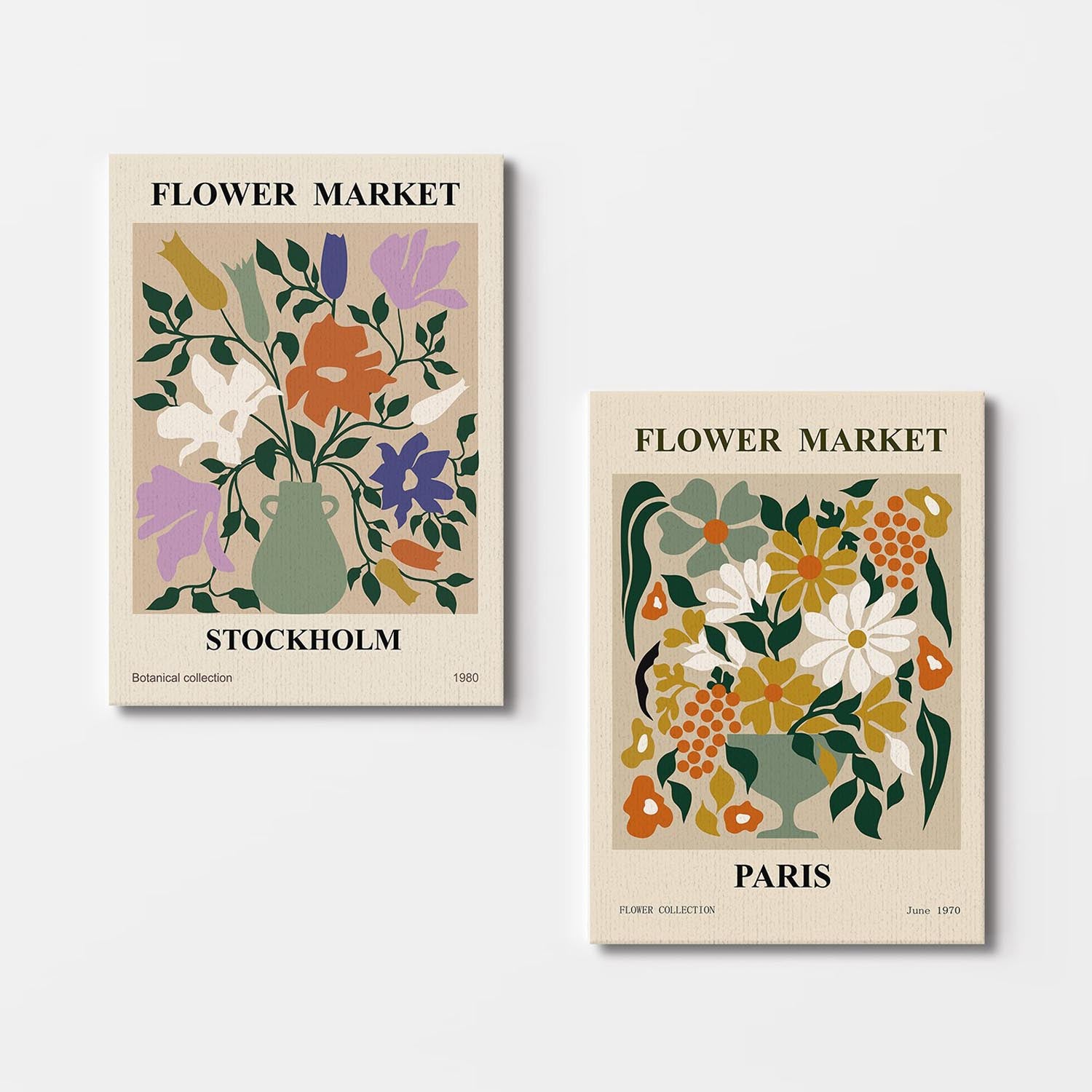 Entdecken Sie das mehrfarbige Leinwandbild 2KNV4333 von Wallity – ein stilvolles Kunstwerk, das jeden Raum in ein elegantes Ambiente verwandelt.