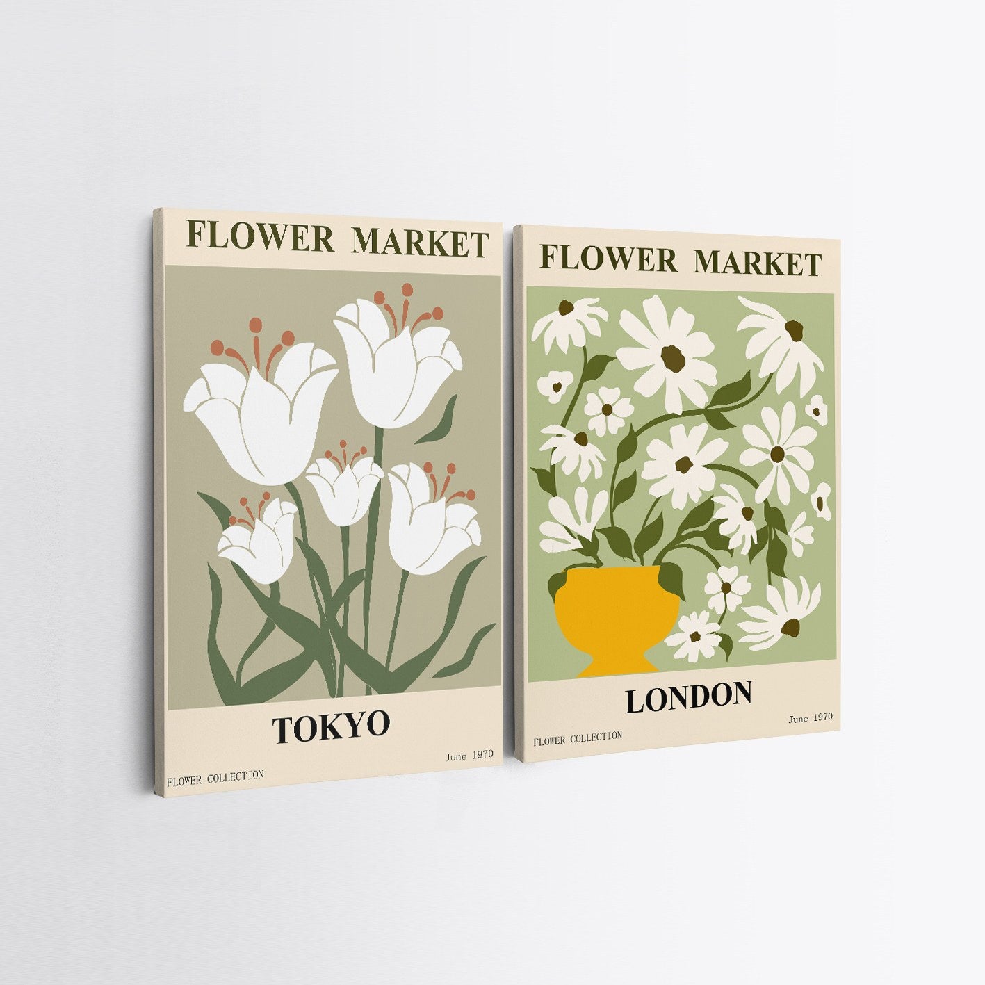 Verleihen Sie Ihrem Zuhause mit dem mehrfarbigen Leinwandbild 2KNV4334 von Wallity einen Hauch von Eleganz. Perfekt für jeden Raum!