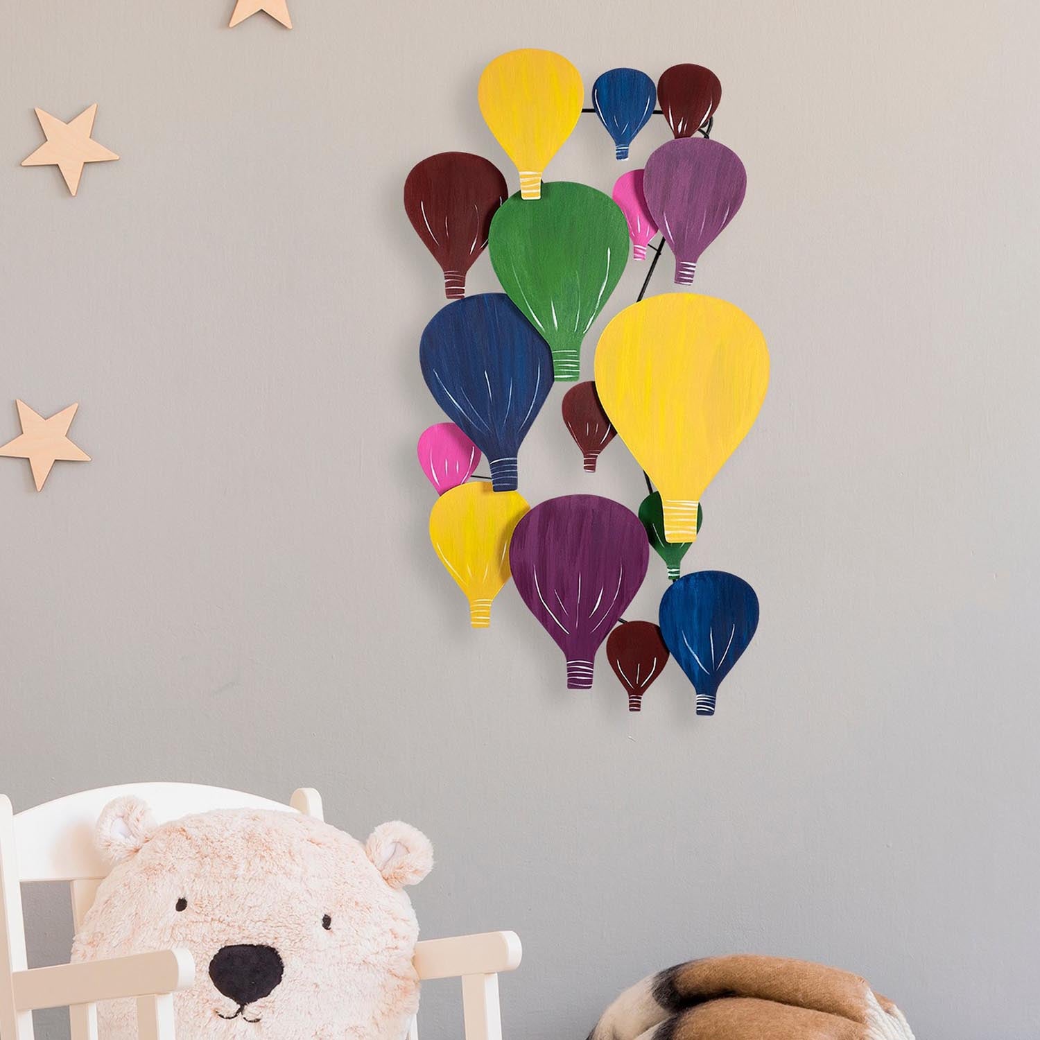 Entdecken Sie die Kapadokya Wanddeko von Wallity – ein handgefertigtes, mehrfarbiges Kunstwerk, das jedem Raum Eleganz und Stil verleiht.