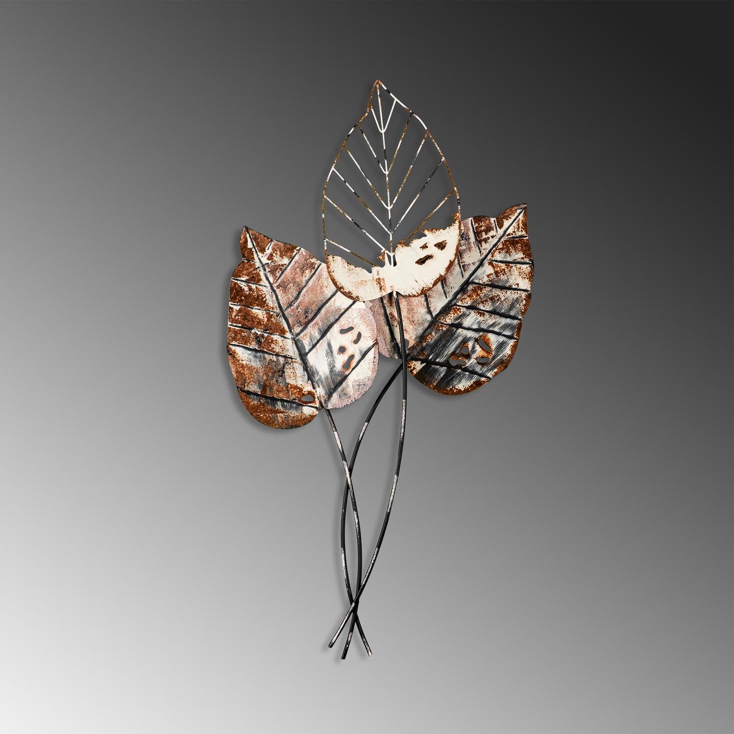 Gestalten Sie Ihre Wände neu mit der einzigartigen Wanddeko "Fall 1" von Wallity. Dieses elegante Metallkunstwerk in Braun und Schwarz bringt Stil und Raffinesse in jeden Raum.