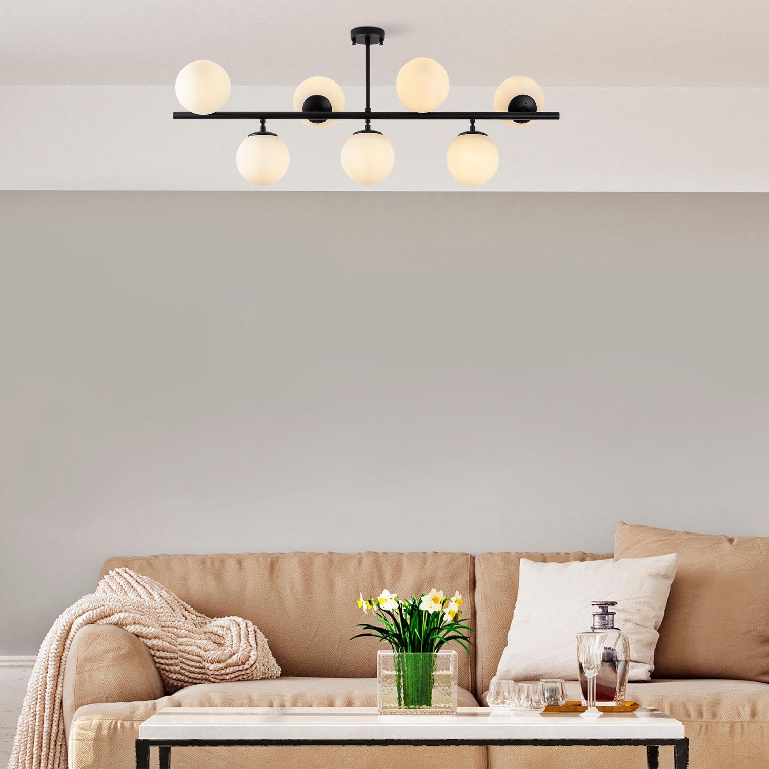 Lampada a soffitto Fazli - Nero