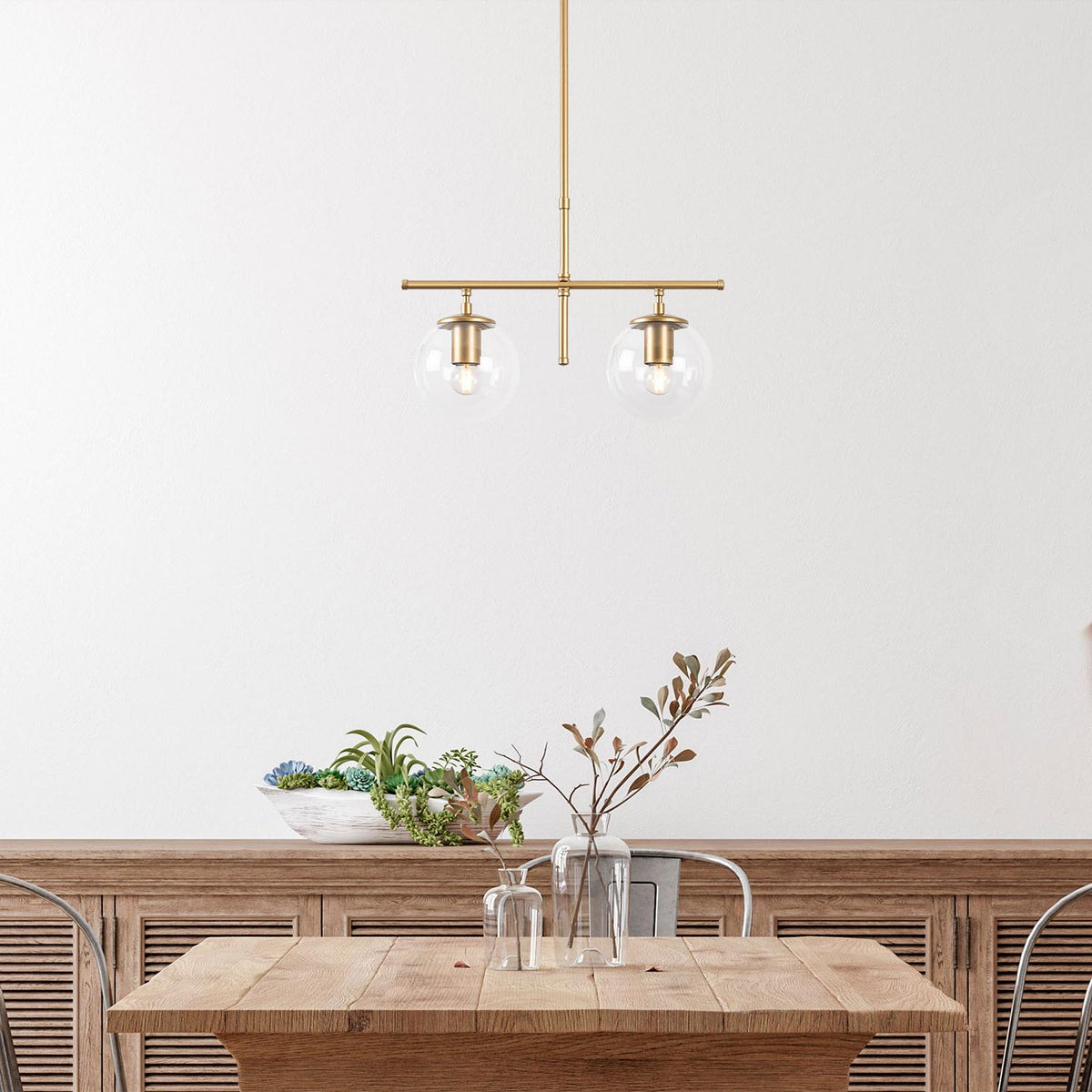 Roe Pendellampe - Glänzendes Gold in Glänzendes Gold präsentiert im Onlineshop von KAQTU Design AG. Pendelleuchte ist von Opviq
