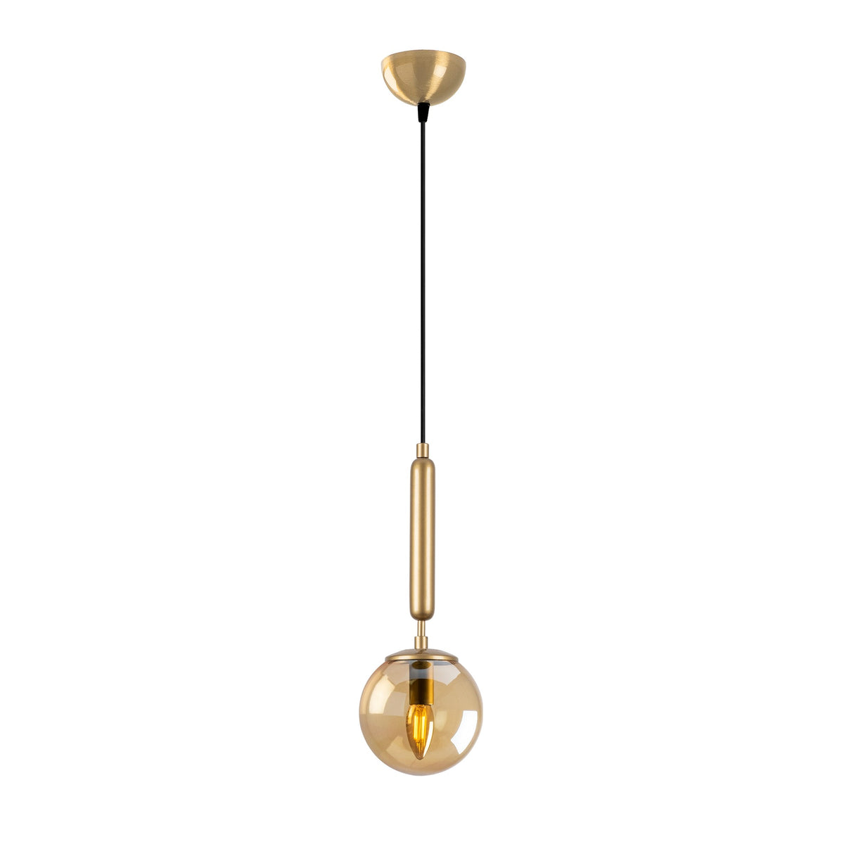 King Pendellampe - Gold in Gold präsentiert im Onlineshop von KAQTU Design AG. Pendelleuchte ist von Opviq