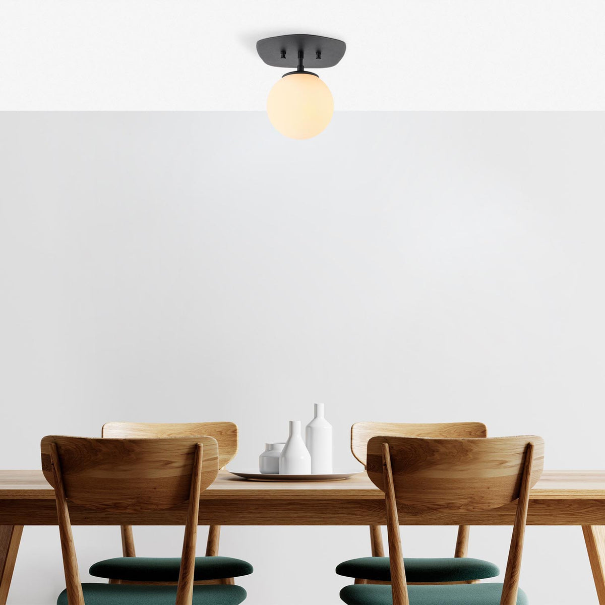 Well Deckenlampe - Schwarz Gelb in Schwarz / Gelb präsentiert im Onlineshop von KAQTU Design AG. Deckenleuchte ist von Opviq