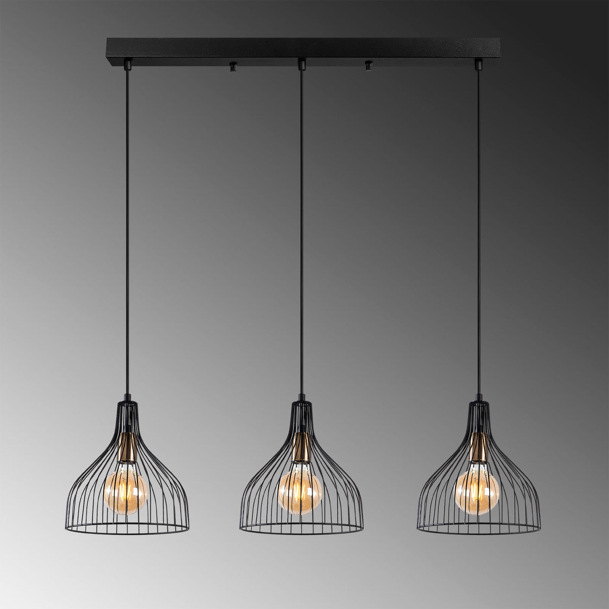 Cafu Pendellampe - Schwarz Antiquität in Schwarz Antiquität präsentiert im Onlineshop von KAQTU Design AG. Pendelleuchte ist von Opviq
