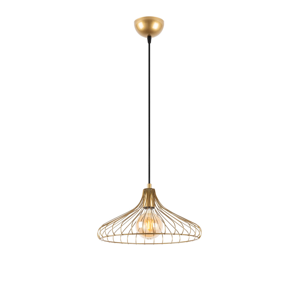DEPAY Pendellampe - Glänzendes Gold in Glänzendes Gold präsentiert im Onlineshop von KAQTU Design AG. Pendelleuchte ist von Opviq