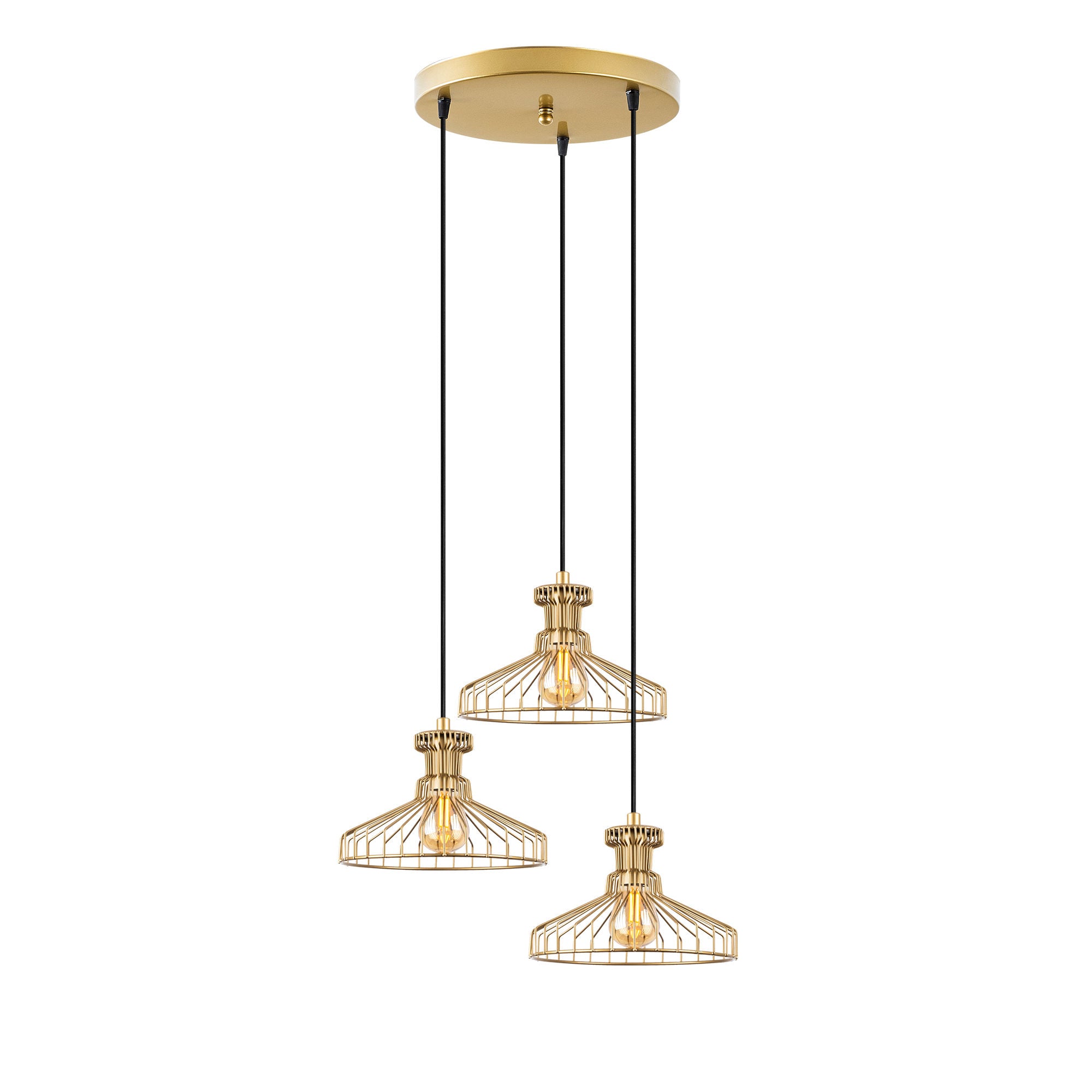 Events - 11241 in Glänzendes Gold präsentiert im Onlineshop von KAQTU Design AG. Pendelleuchte ist von Opviq