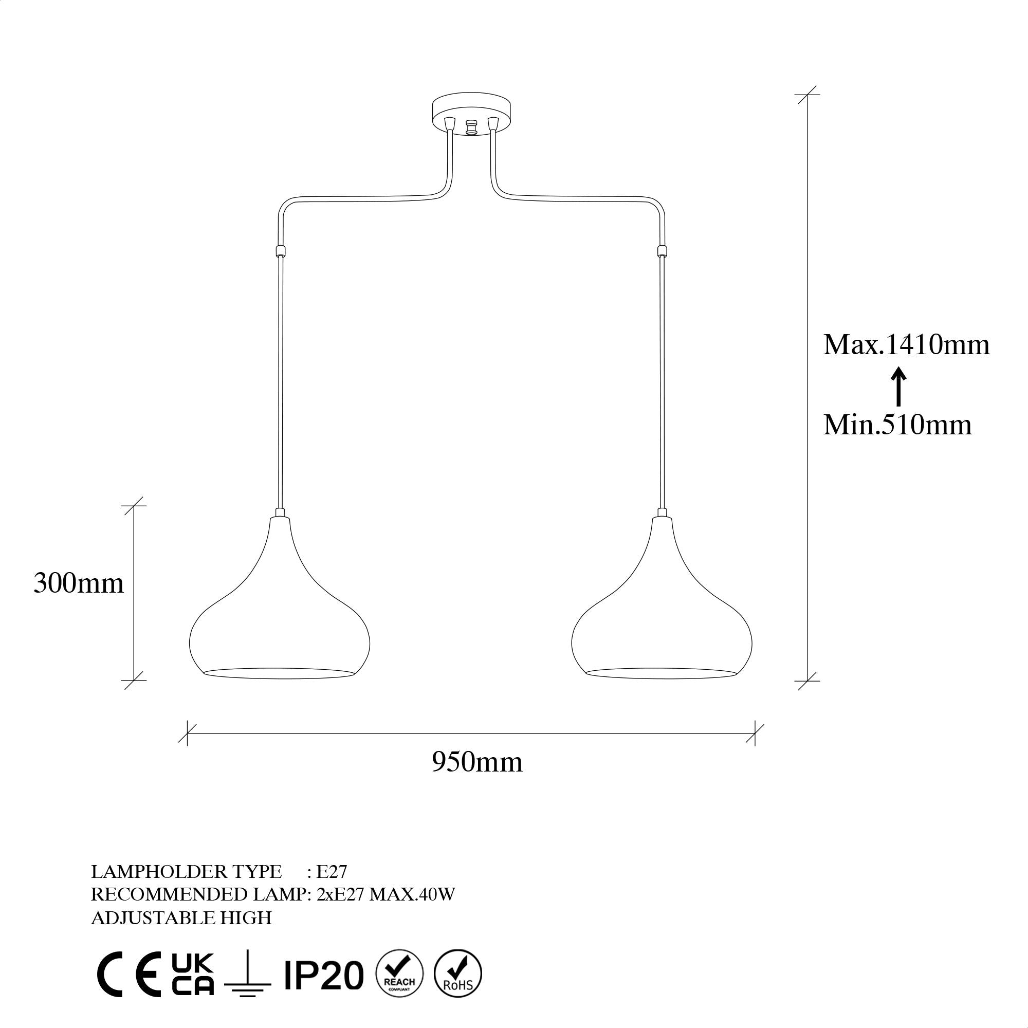 Muba Pendellampe - Patina