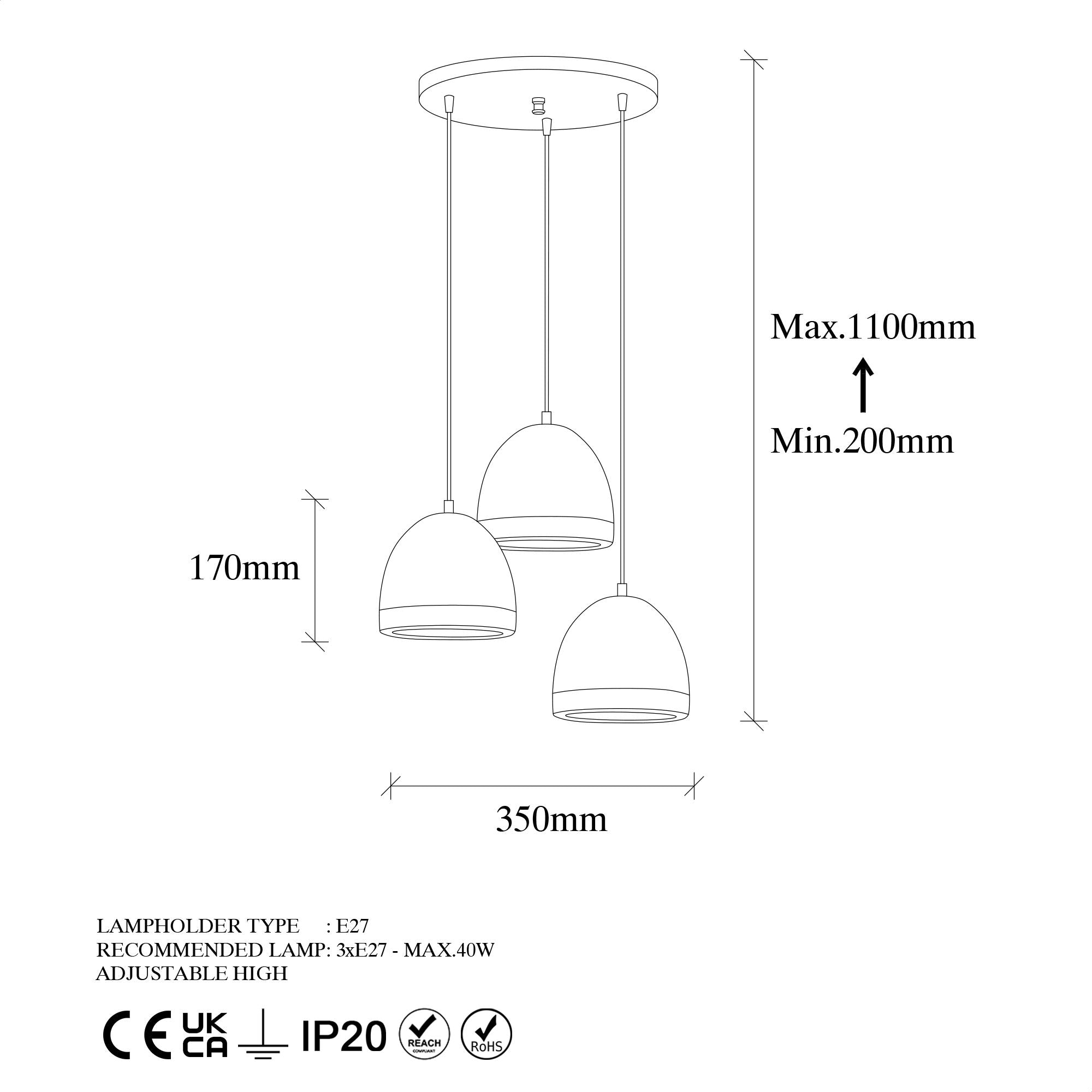 Verleihen Sie Ihrem Zuhause mit der Mugo Pendelleuchte von Opviq einen Hauch von Vintage-Charme. Diese stilvolle Kupferleuchte ist höhenverstellbar und kombiniert modernes Design mit nostalgischer Eleganz.