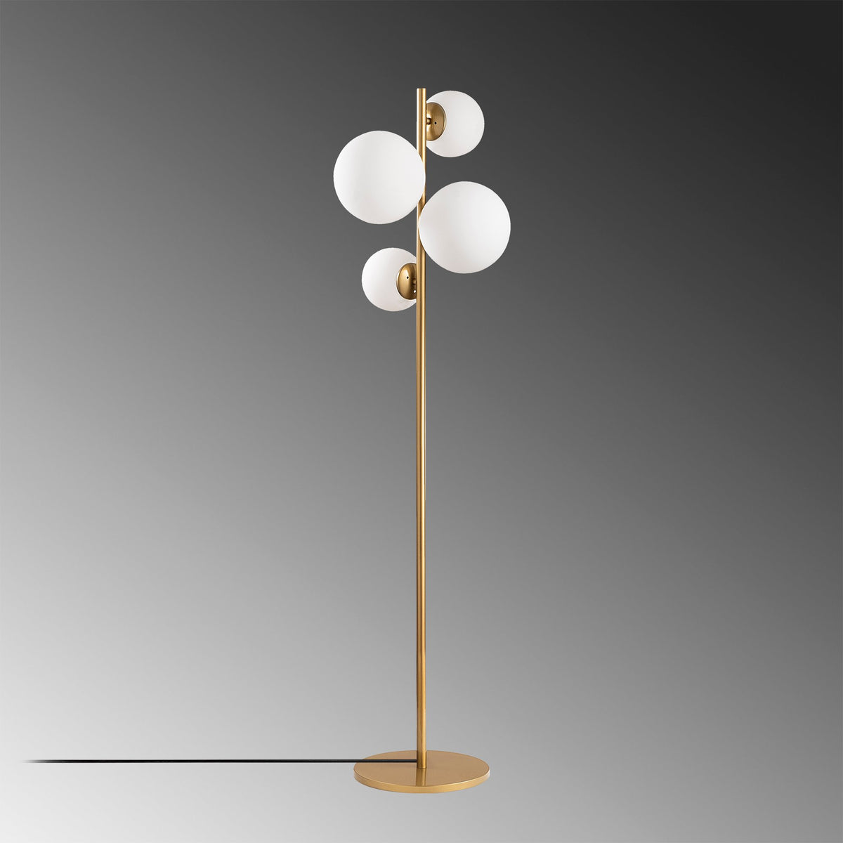 Fazli Stehleuchte - Gold in Gold präsentiert im Onlineshop von KAQTU Design AG. Stehleuchte ist von Opviq