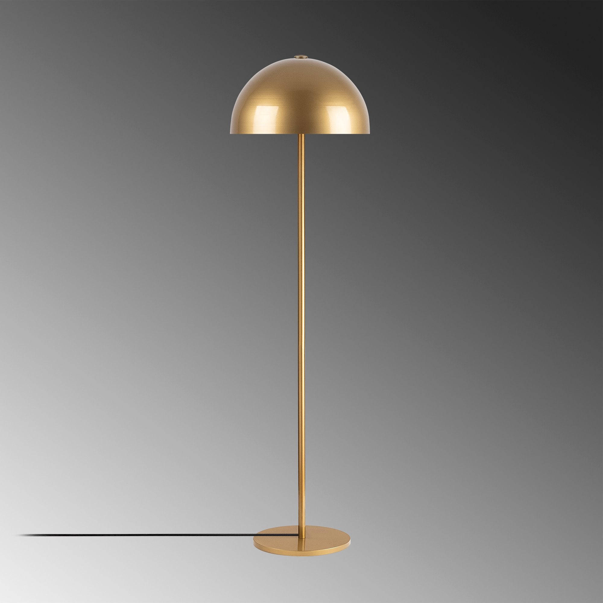 Mixed floor lamp - gold