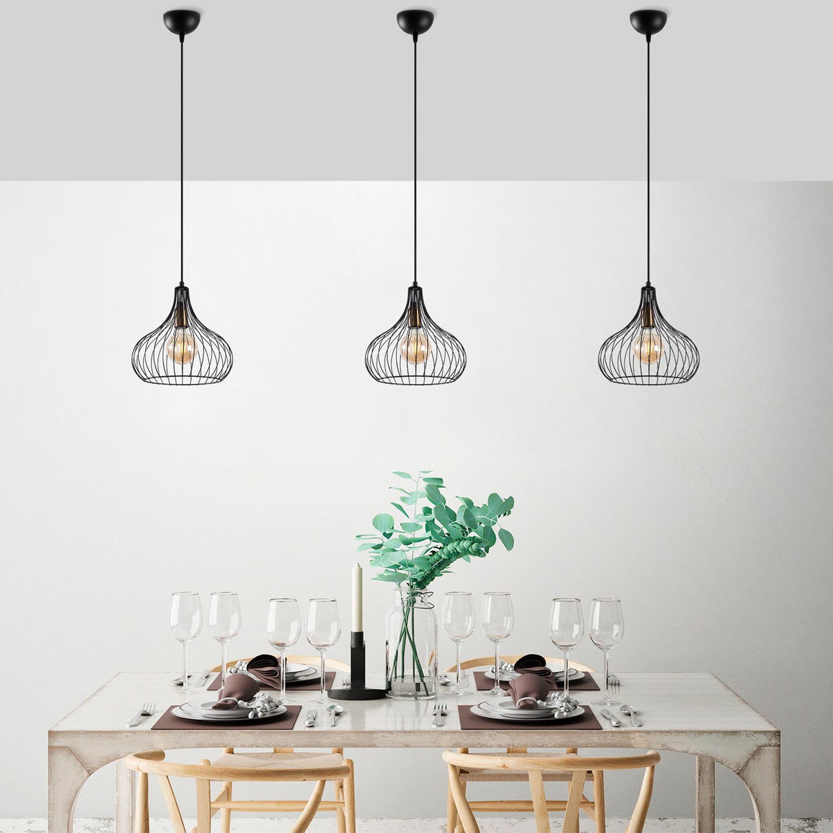Teldamla Pendellampe - Schwarz Antiquität in Schwarz Antiquität präsentiert im Onlineshop von KAQTU Design AG. Pendelleuchte ist von Opviq