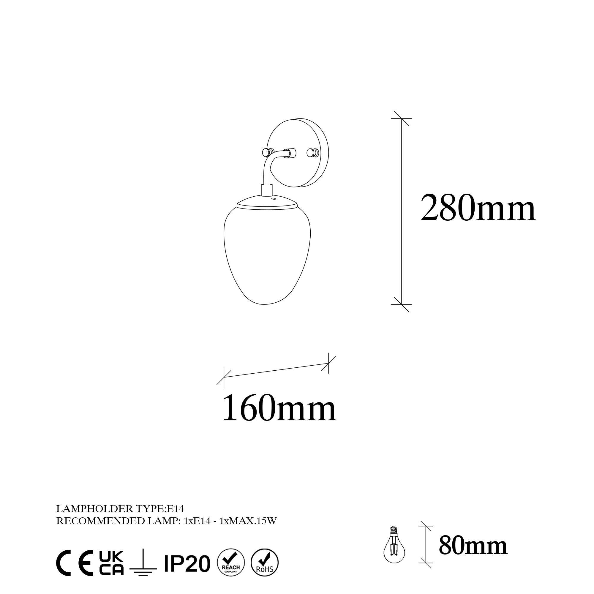 Stilvolle Ns Wandleuchte von Opviq im zeitlosen Vintage-Look. Ideal für charmante Akzente und eine warme, einladende Raumgestaltung.