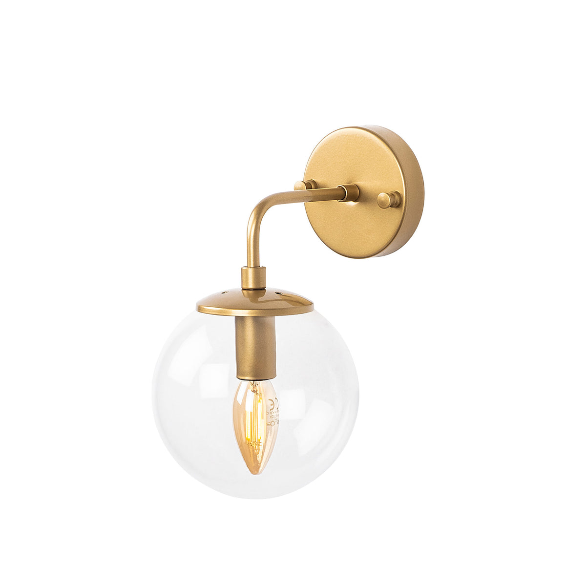 Horn Wandleuchte - Gold in Gold präsentiert im Onlineshop von KAQTU Design AG. Wandleuchte ist von Opviq