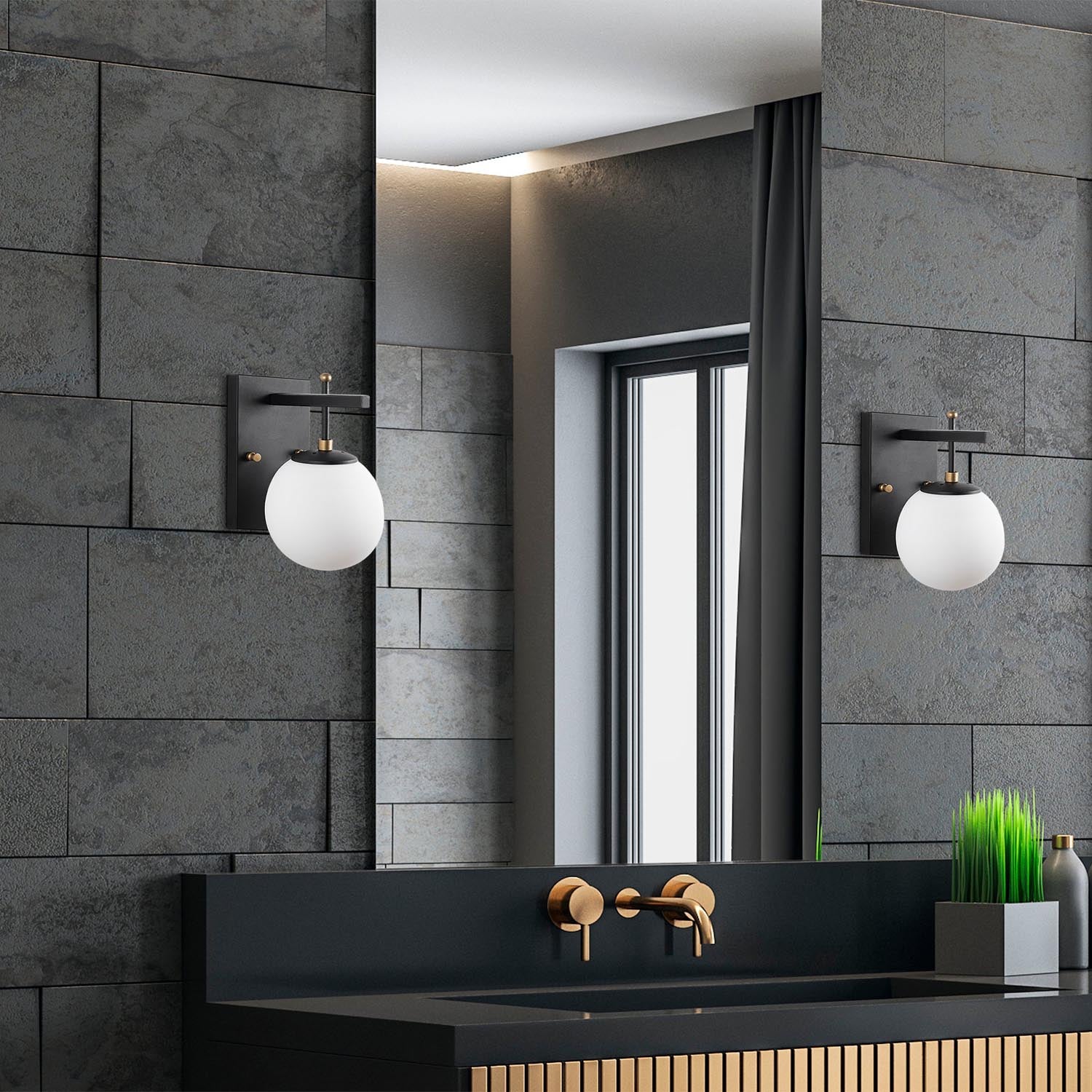 Entdecken Sie die Zahar Wandleuchte von Opviq in Schwarz, Antik und Weiß – ein elegantes Design, das jeden Raum stilvoll erhellt und veredelt.