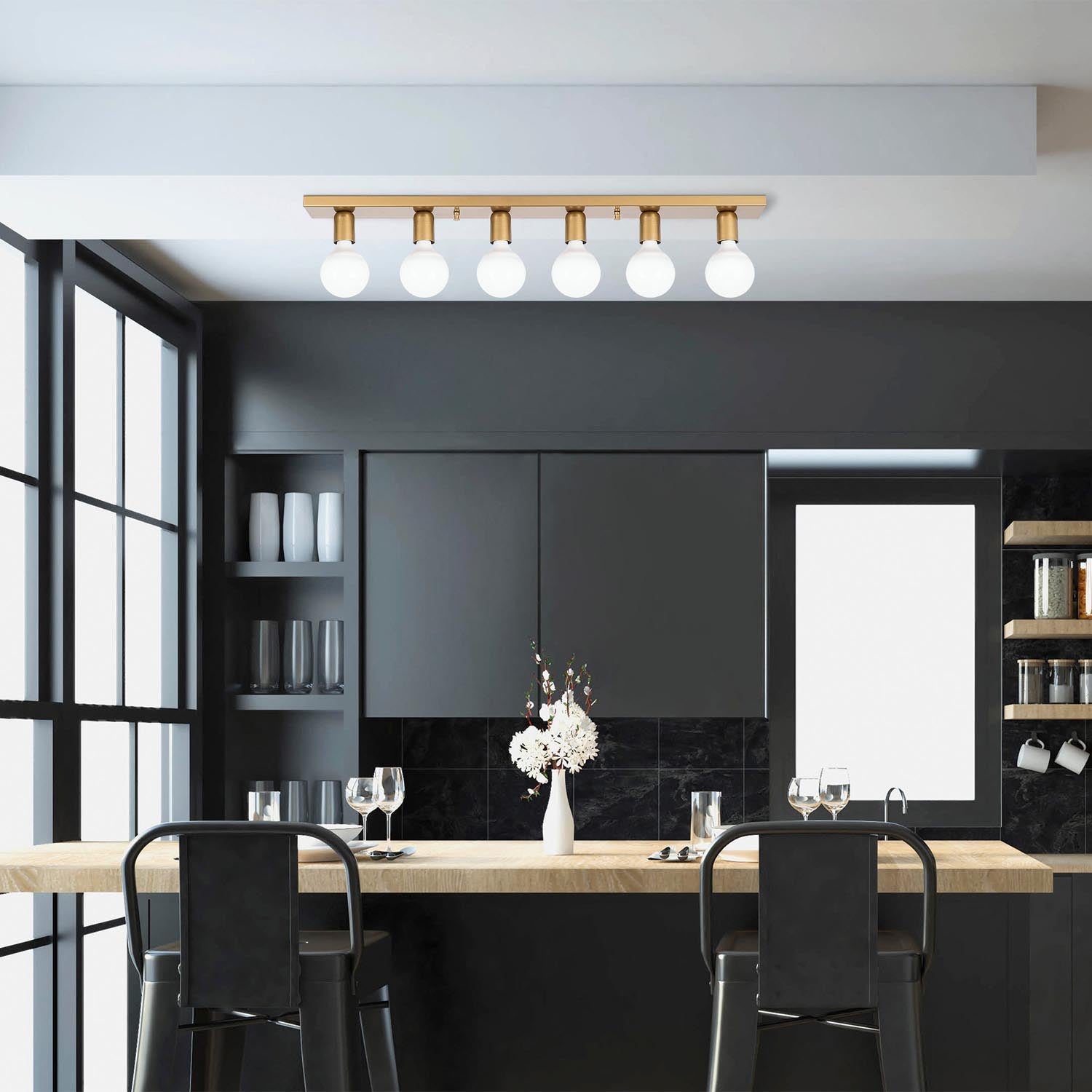 Entdecken Sie die elegante Mirro Deckenleuchte in Gold von Opviq. Perfekt für stilvolle Akzente in jedem Raum!