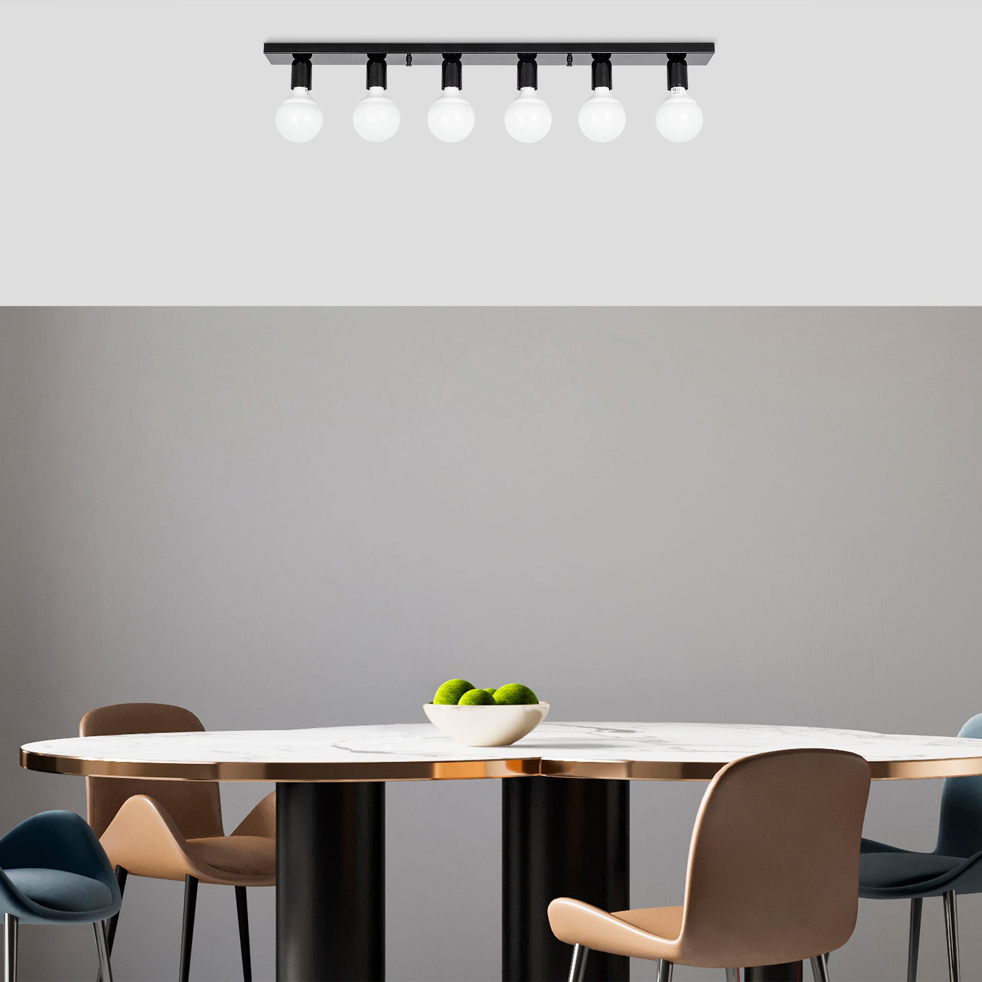 Verleihen Sie Ihrem Raum mit der Mirro Deckenleuchte von Opviq in Schwarz-Weiß einen modernen Touch. Ideal für jede Einrichtung!