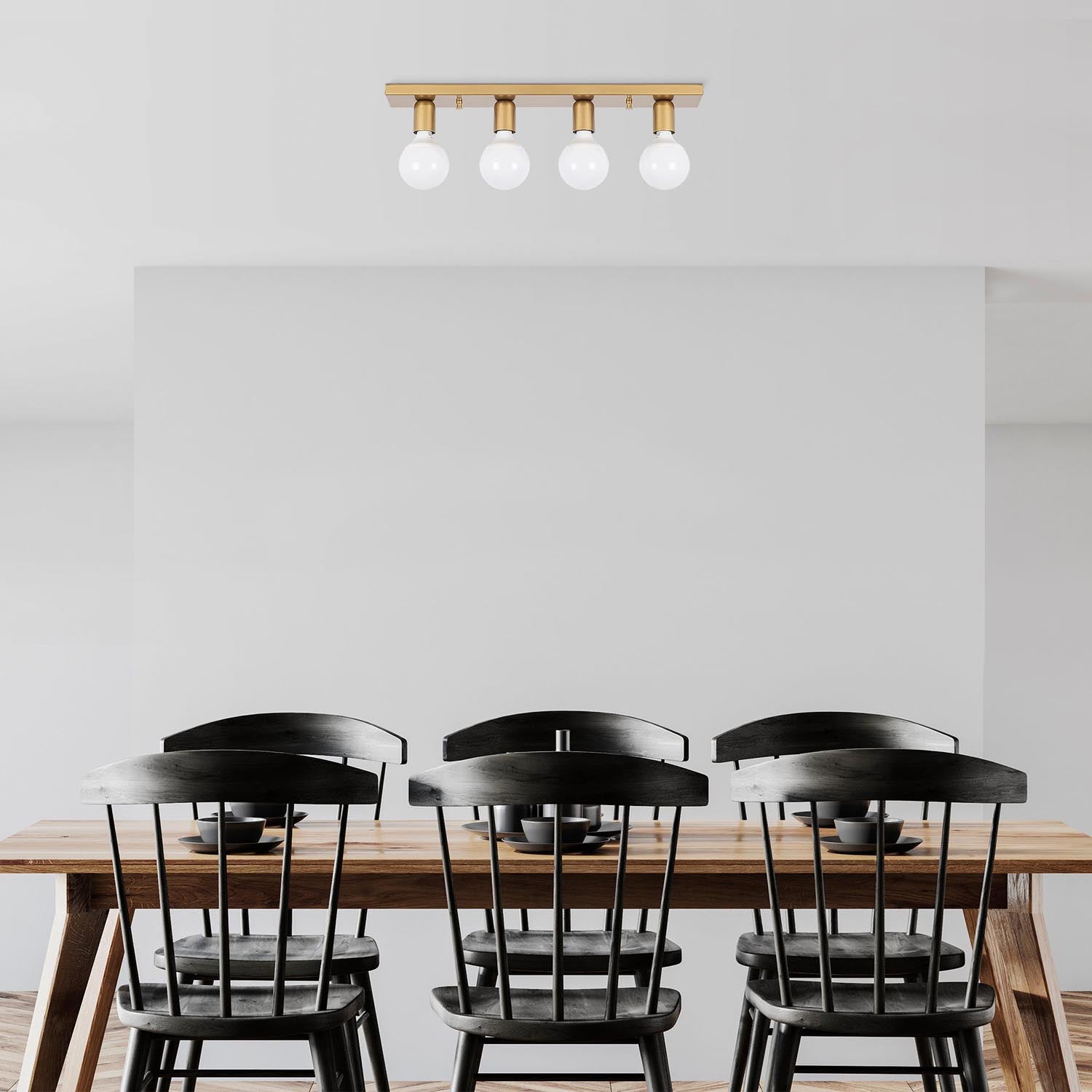 Verleihen Sie Ihrem Zuhause mit der goldenen Mirro Deckenleuchte von Opviq einen Hauch von Luxus und skandinavischem Stil. Ideal für jeden Raum!