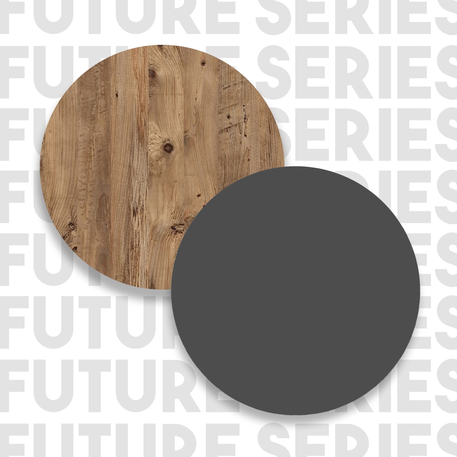 Entdecken Sie den FR14 Sofatisch von Hanah Home: Ein stilvoller Tisch aus atlantischer Kiefer und Anthrazit, der Eleganz und Funktionalität vereint.