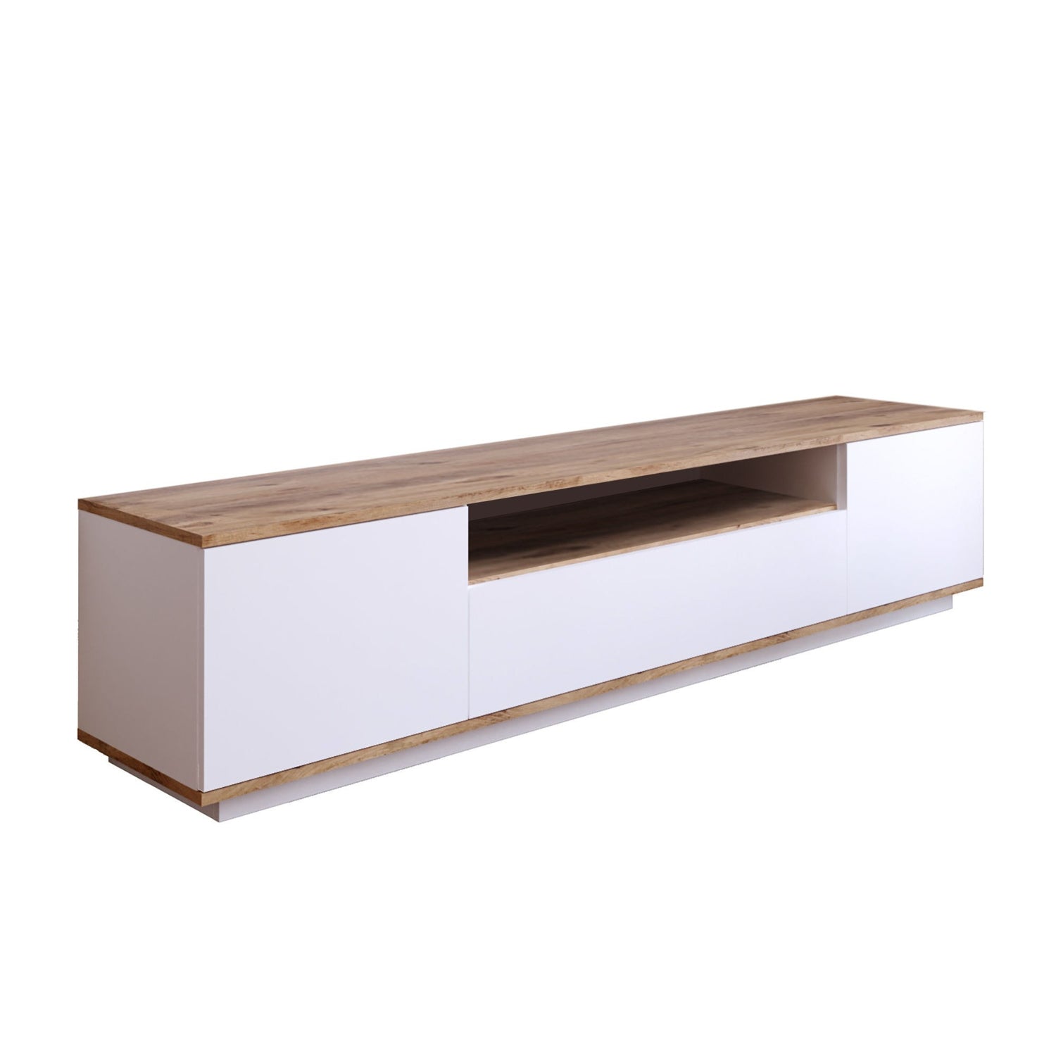 Verleihen Sie Ihrem Wohnraum mit dem Fr7 Sideboard von Hanah Home einen modernen Touch. Elegante Farben und großzügiger Stauraum für Ihr Zuhause.