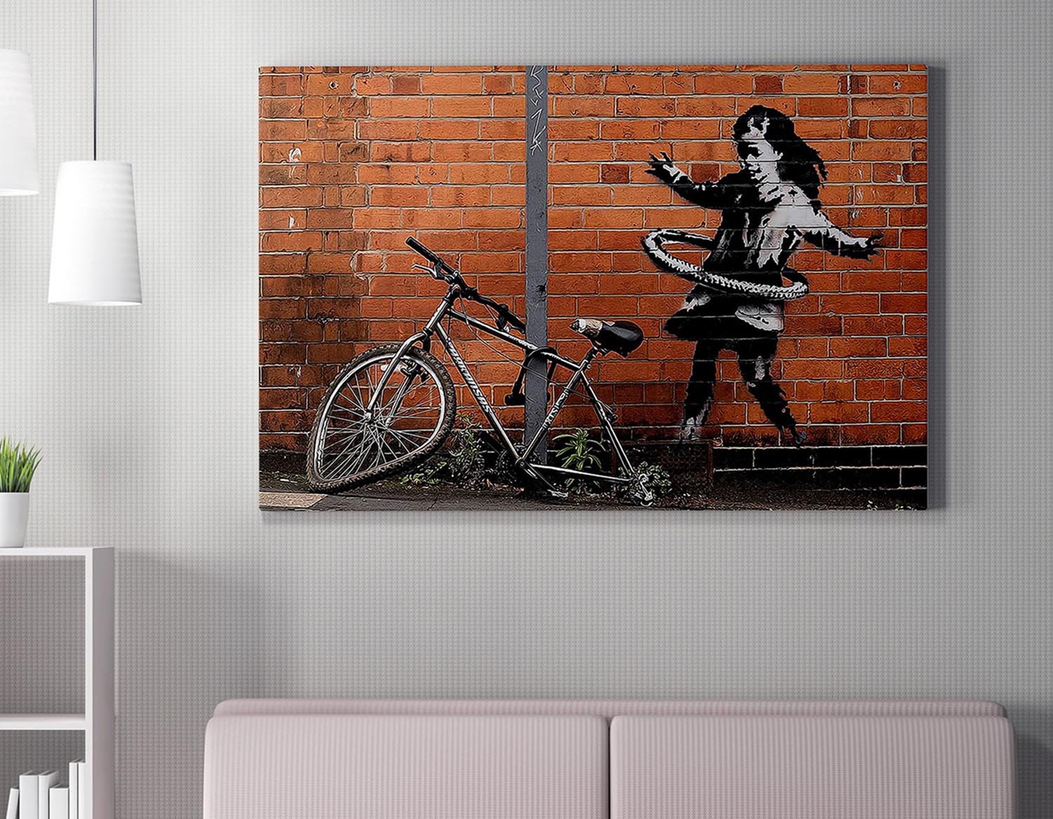 Entdecken Sie das beeindruckende gerahmte Leinwandbild WY22 (50 x 70) von Wallity. Bringen Sie Farbe und Kreativität in Ihr Zuhause!