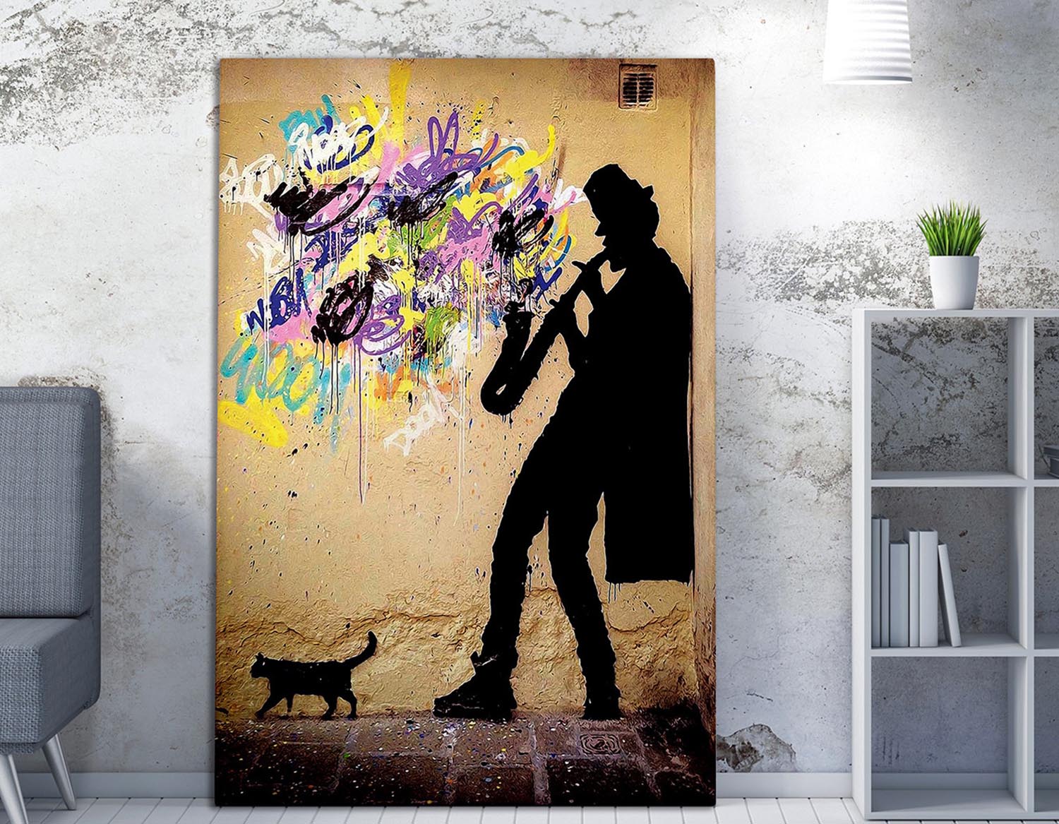 Entdecken Sie das beeindruckende gerahmte Leinwandbild WY40 (70 x 100) von Wallity. Ein Meisterwerk, das Emotionen weckt und jeden Raum veredelt.