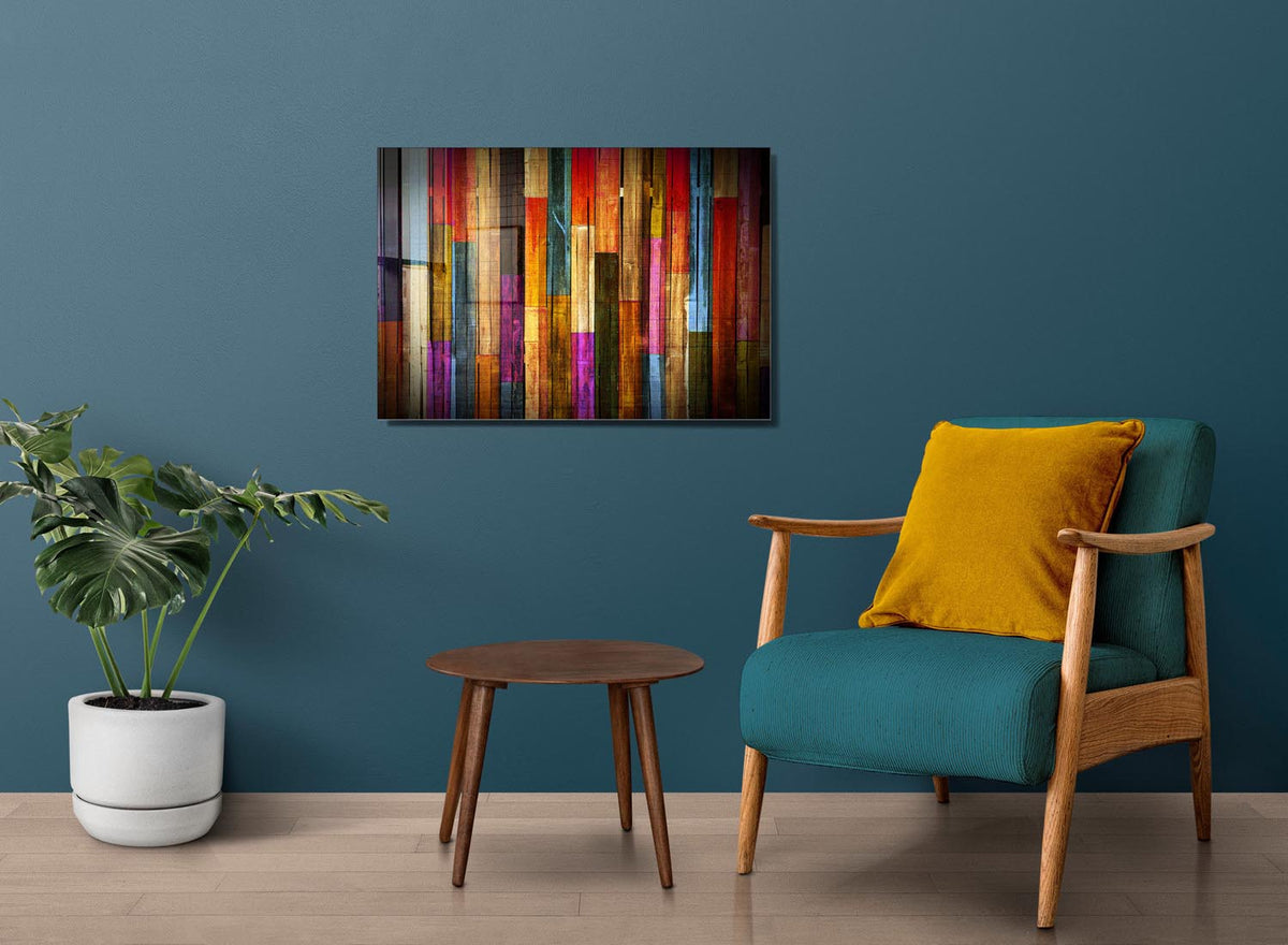 UV Bild - Mehrfarbig in Mehrfarbig präsentiert im Onlineshop von KAQTU Design AG. Bild ist von Wallity