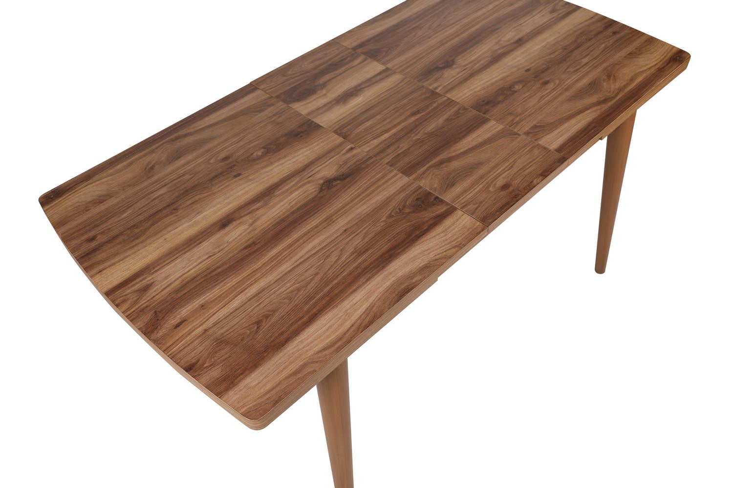 Entdecken Sie den Inci 1141 Esstisch in Walnuss – ein stilvoller, ausziehbarer Tisch, der Ihr Esszimmer in eine einladende Oase verwandelt.