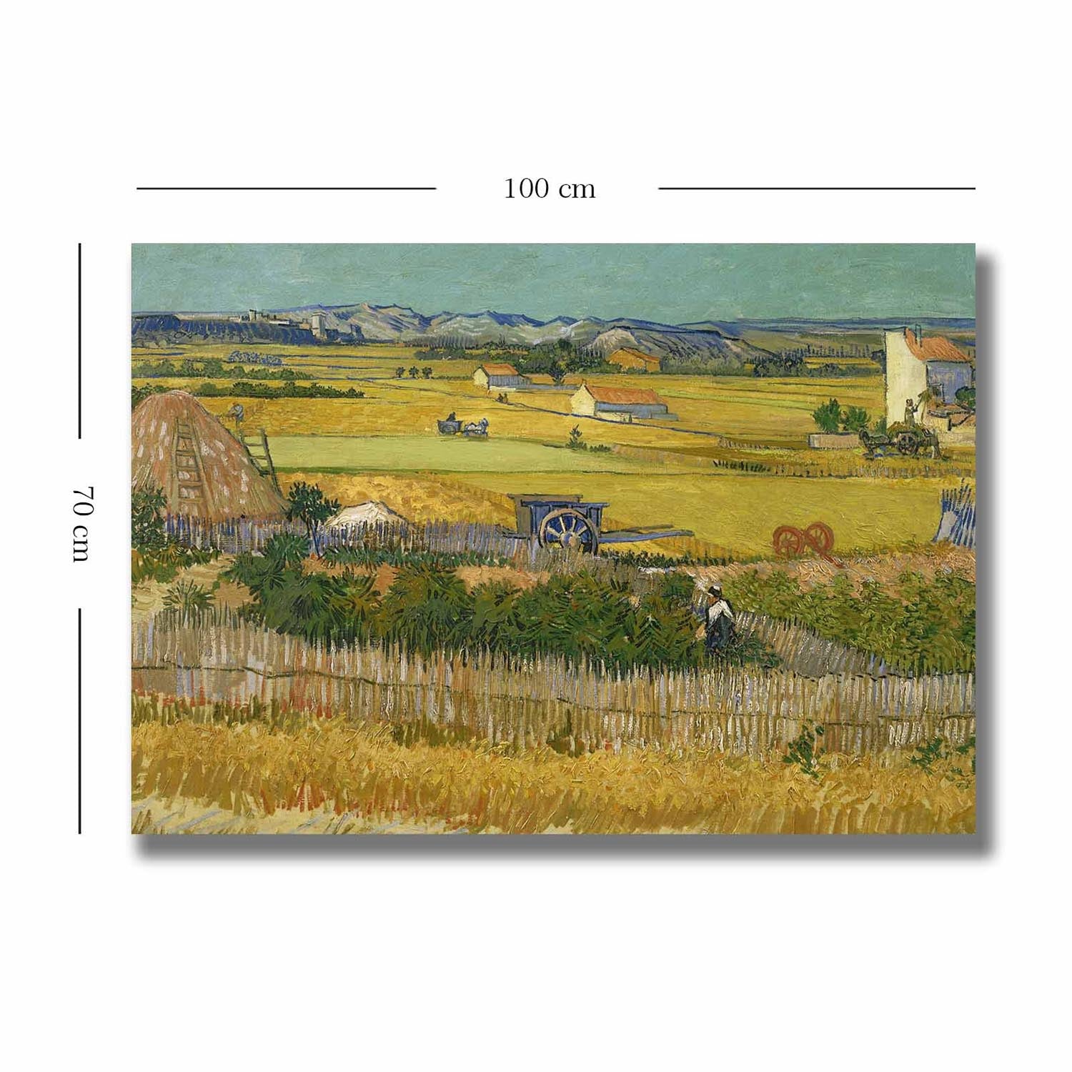 Entdecken Sie das Leinwandbild 70100VANGOGH044 von Wallity und verwandeln Sie Ihr Zuhause mit den lebendigen Farben und der einzigartigen Kunst von Vincent van Gogh!