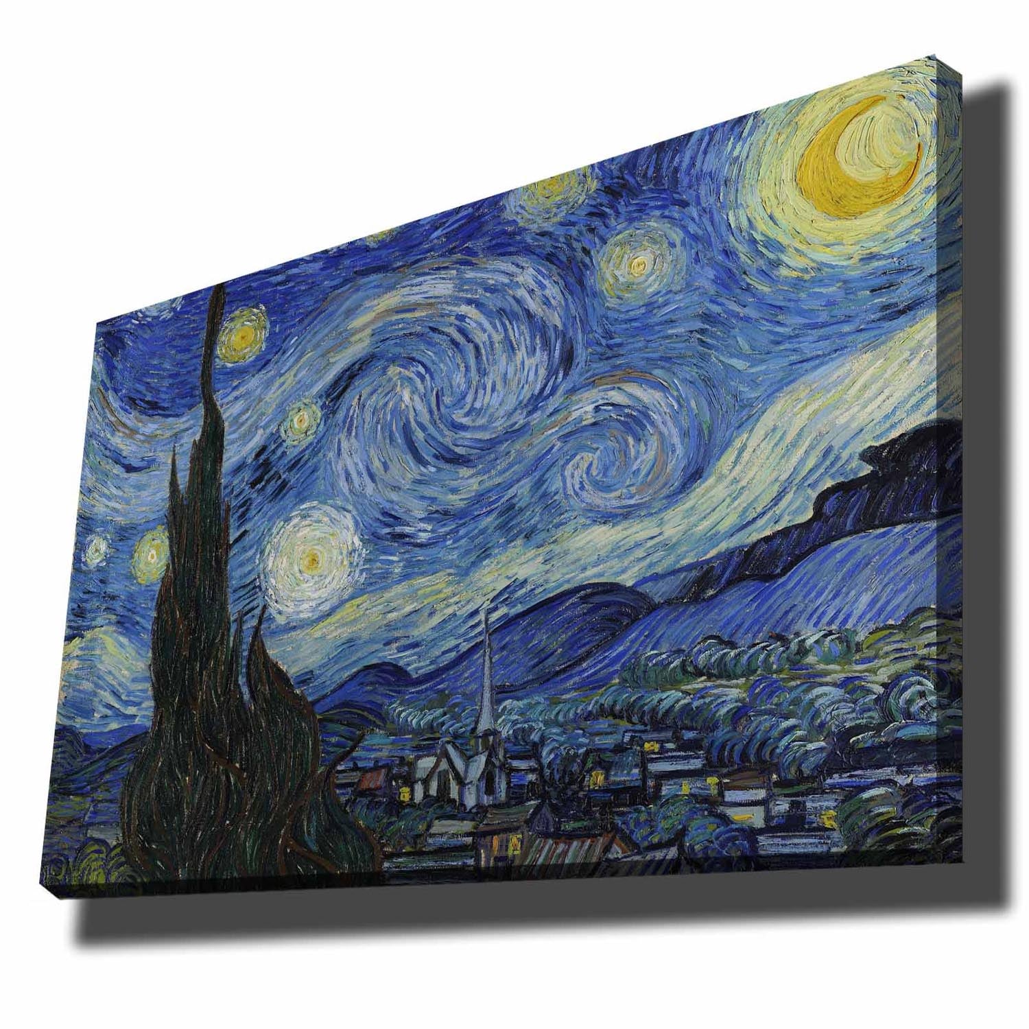 Verleihen Sie Ihrem Raum mit dem Leinwandbild 70100VANGOGH074 von Wallity einen Hauch von van Goghs zeitloser Kunst und inspirierenden Farben!