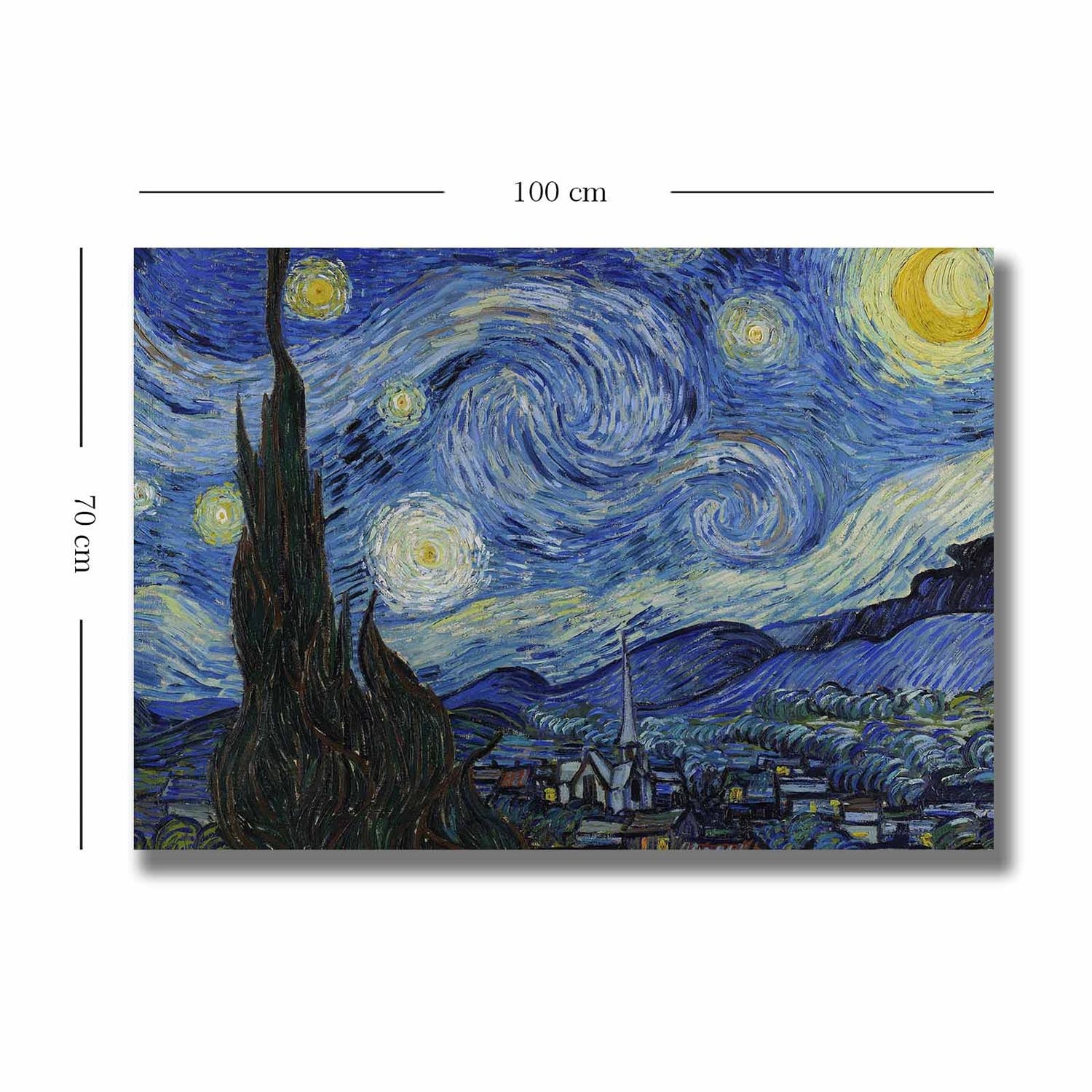 Entdecken Sie die faszinierende Welt von Vincent van Gogh mit dem Leinwandbild 70100VANGOGH074 von Wallity. Bringen Sie Farbe und Eleganz in Ihr Zuhause!