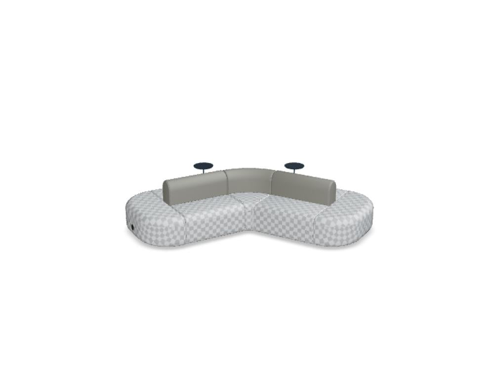 Artiko AT36 - doppelseitiges Sofa in Vanille präsentiert im Onlineshop von KAQTU Design AG. Sofa ist von Mdd