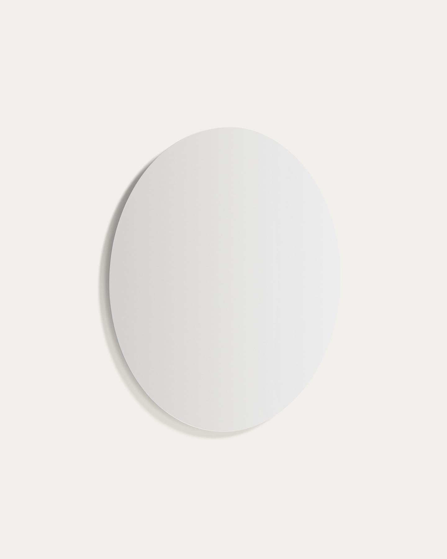 Runder Badezimmerspiegel Donia, Ø 80 cm in Transparent präsentiert im Onlineshop von KAQTU Design AG. Badzubehör ist von Kave Home