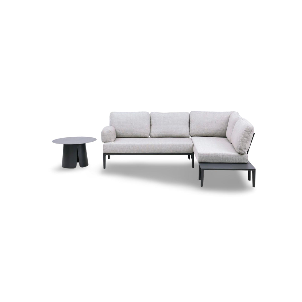 Couchtisch Fiore, Ø70 cm x 42 cm in Anthrazit präsentiert im Onlineshop von KAQTU Design AG. Loungetisch ist von Be Garden