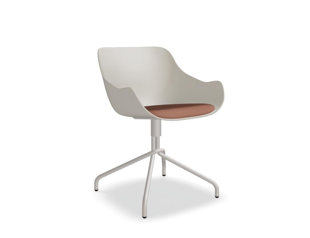 Baltic Remix BL3P13 - Stuhl Drehbasis in Beige präsentiert im Onlineshop von KAQTU Design AG. Drehstuhl ist von Mdd